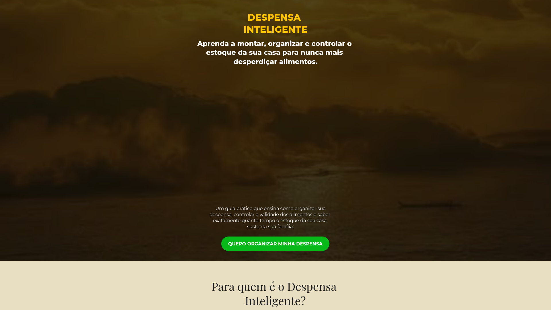 website screenshot of https://despensainteligente.com/