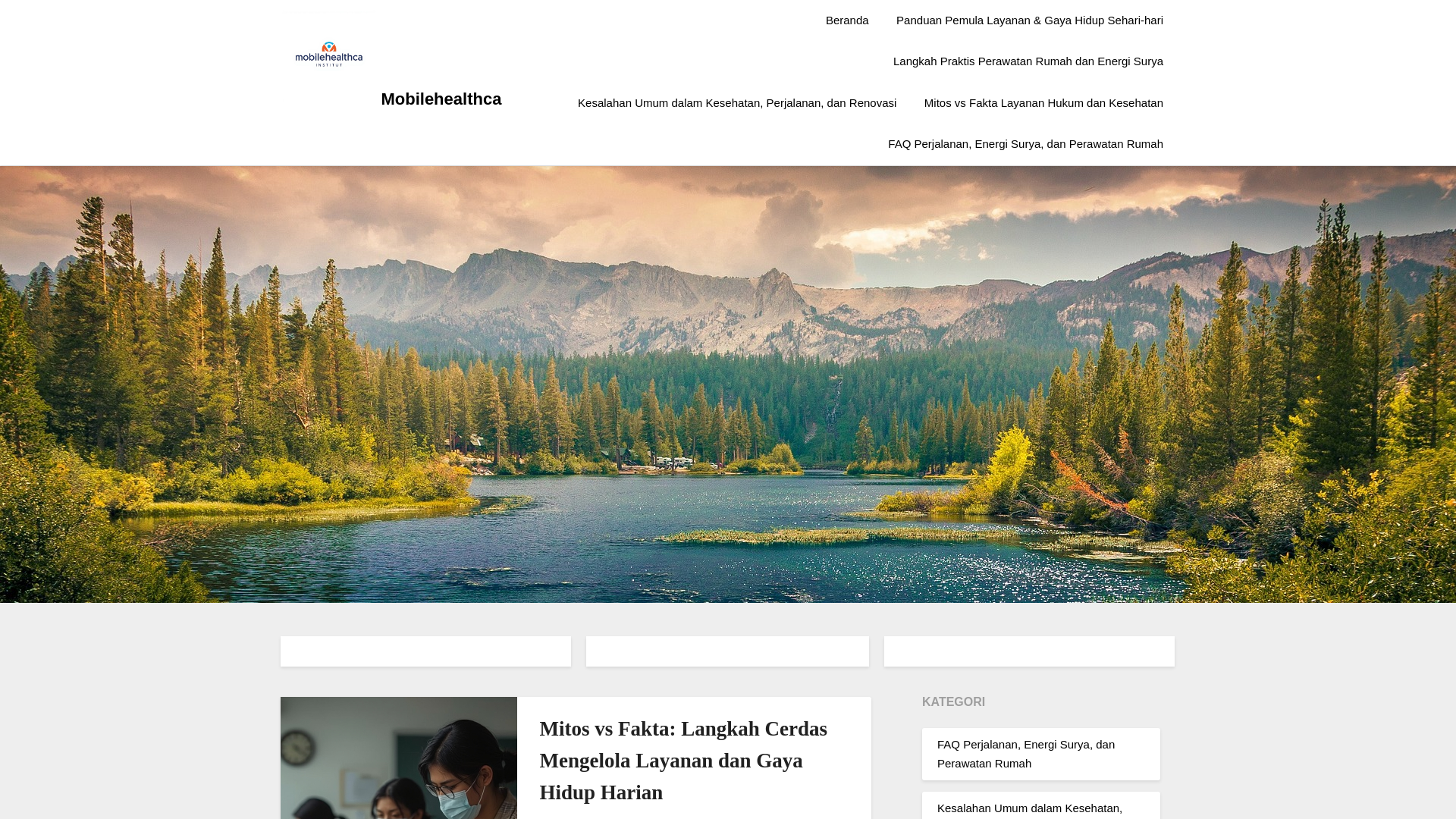 website screenshot of https://mobilehealthca.institute/