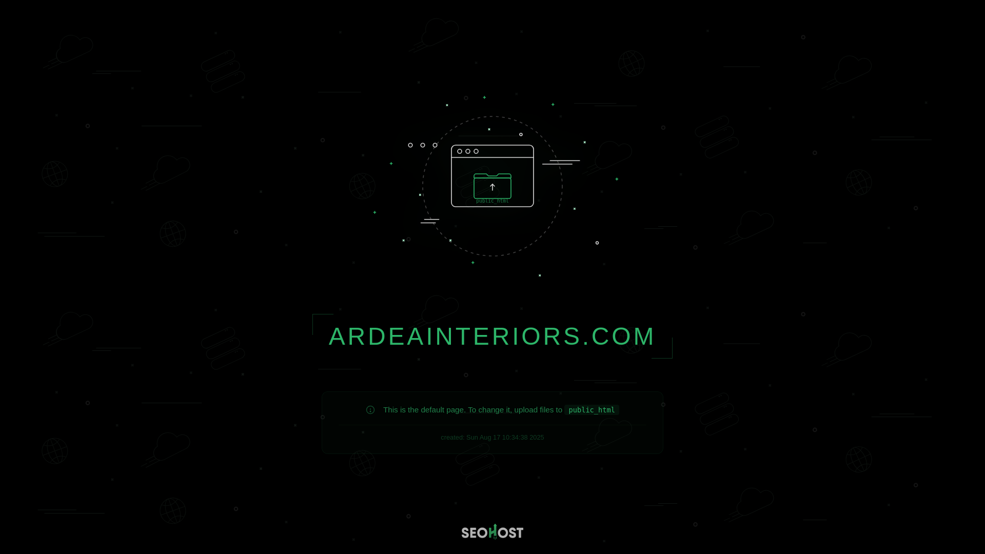 website screenshot of https://ardeainteriors.com/
