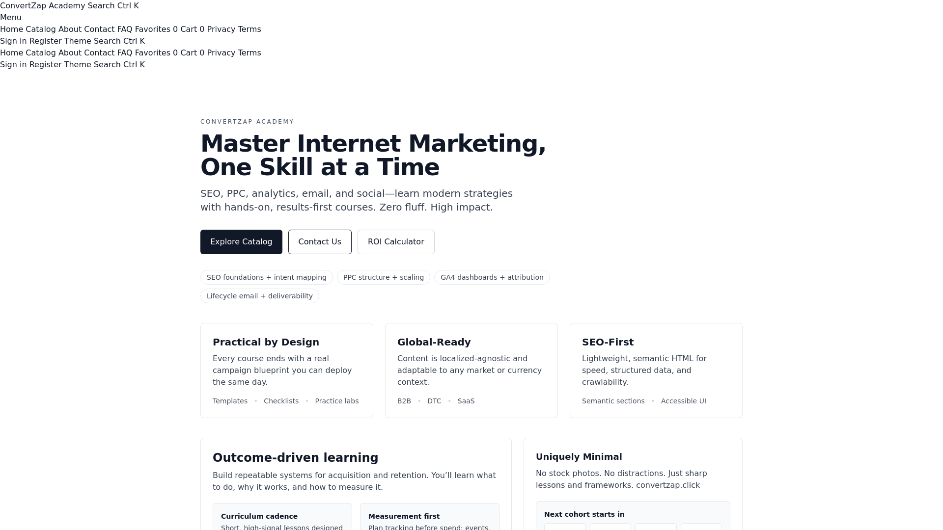 website screenshot of https://convertzap.click/