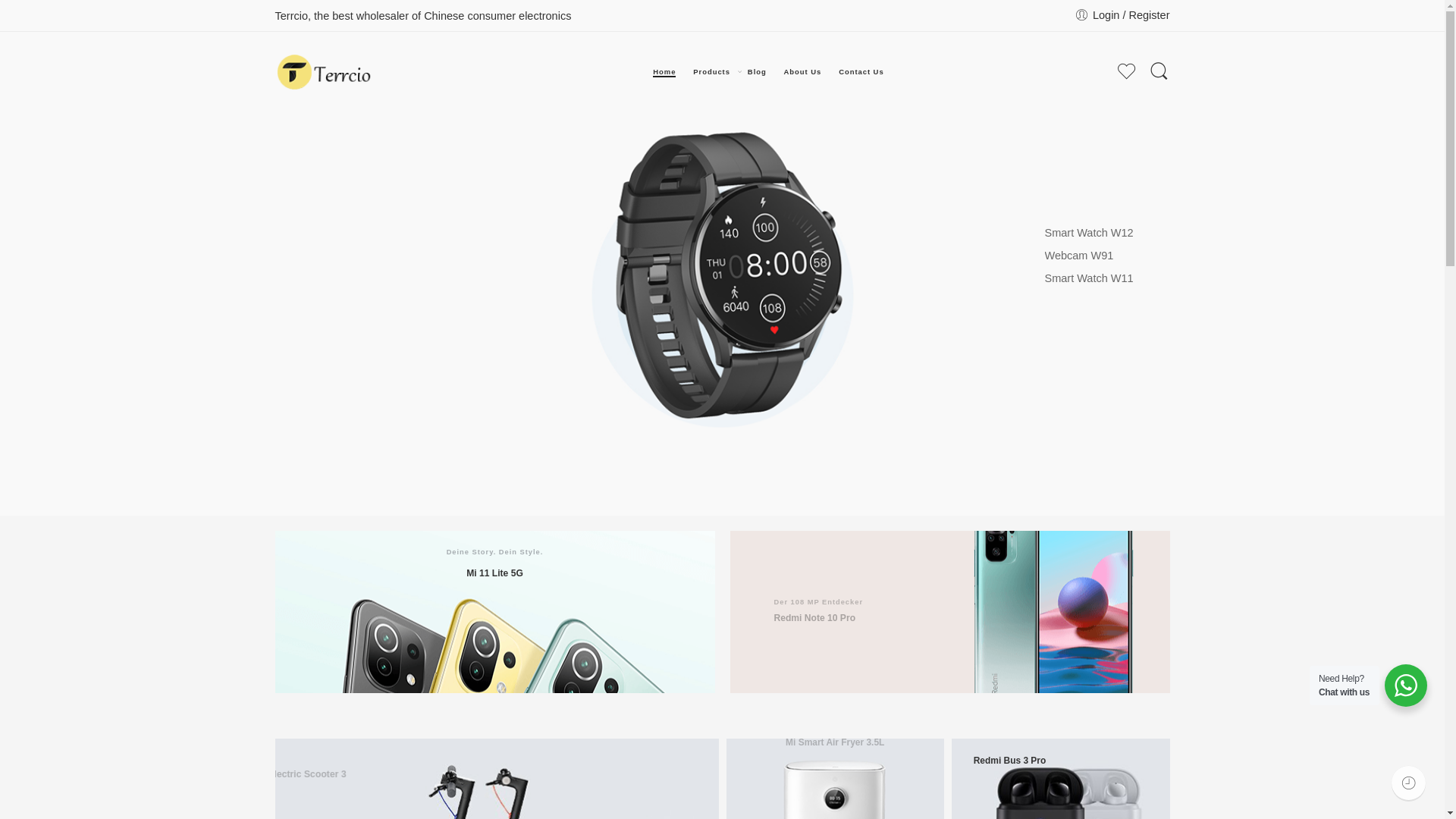 website screenshot of https://terrciohk.com/
