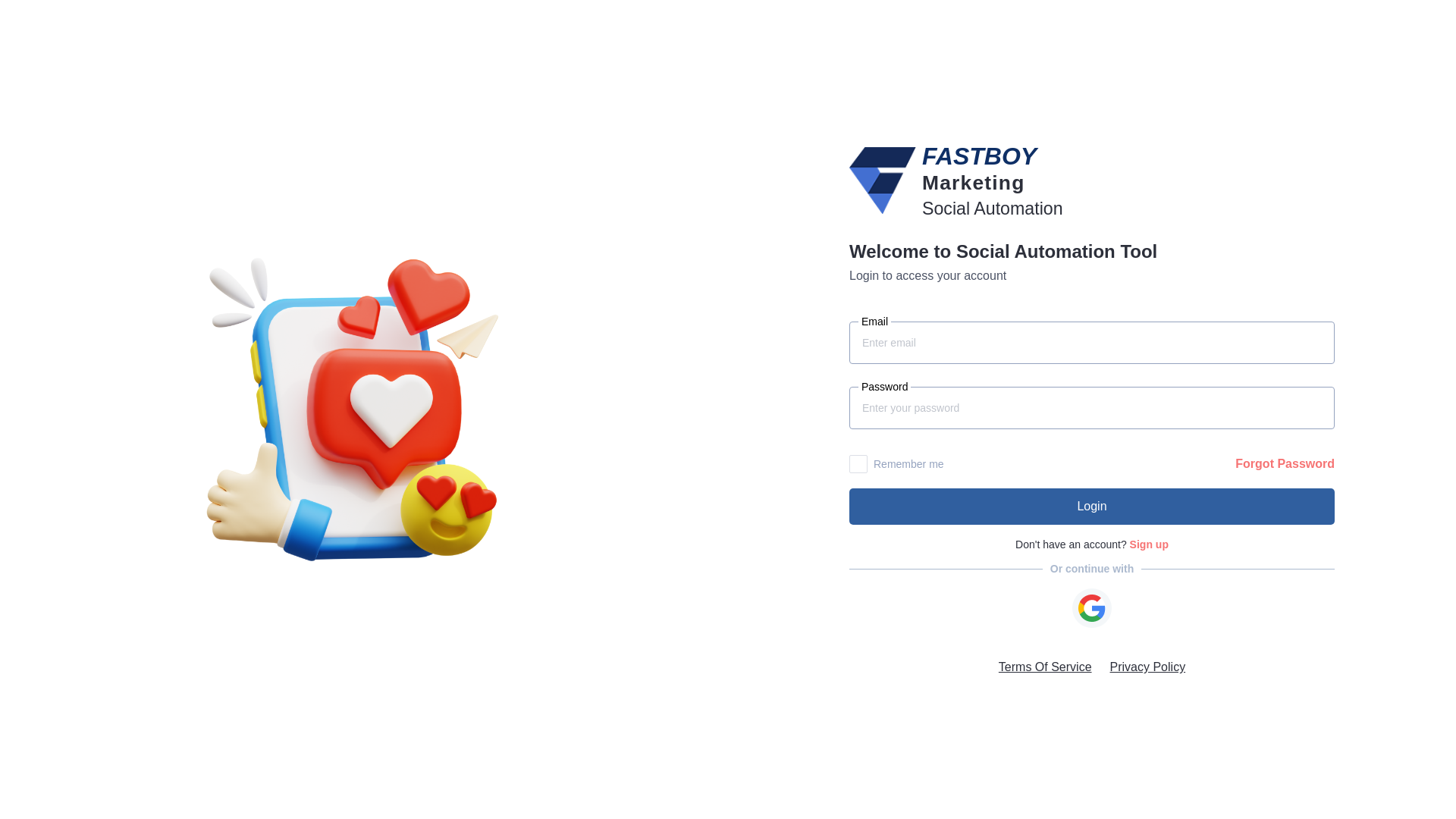 website screenshot of https://fe-social-automation.pages.dev/