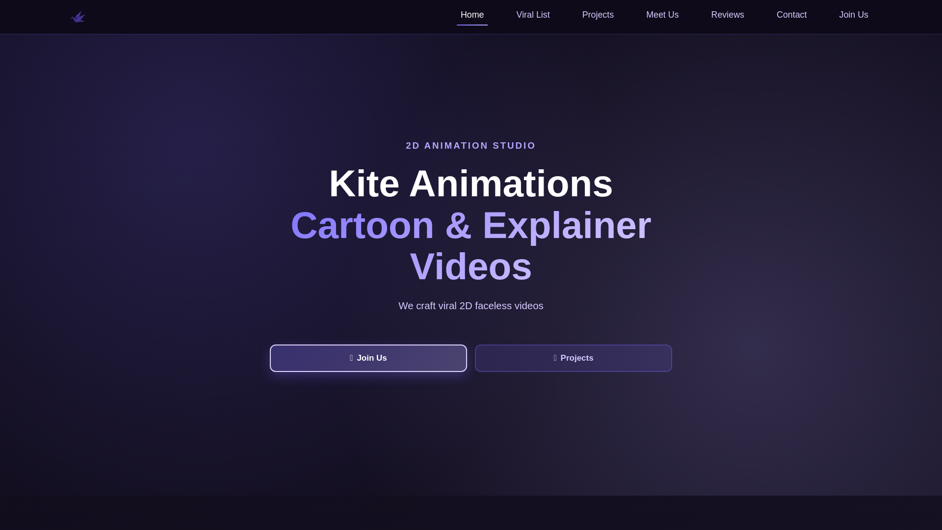 website screenshot of https://kiteanimations.pages.dev/