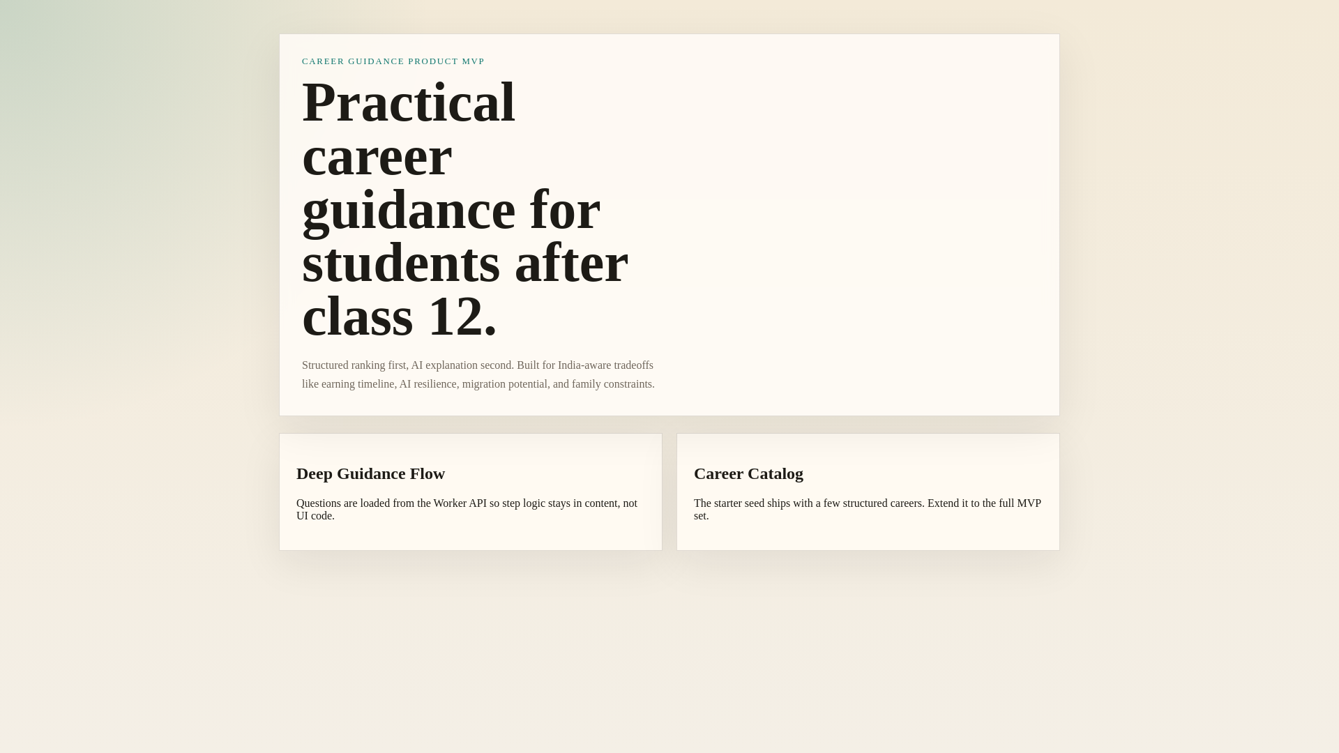 website screenshot of https://career-guidance-web.pages.dev/