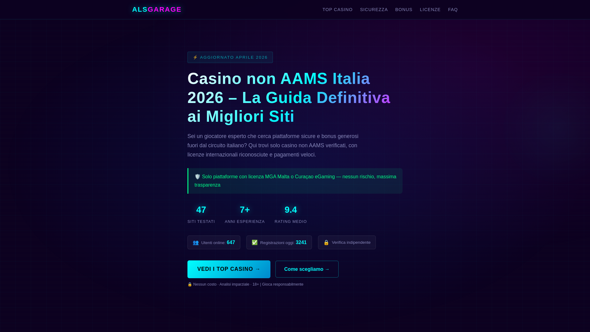 website screenshot of https://alsgarage-it.pages.dev/