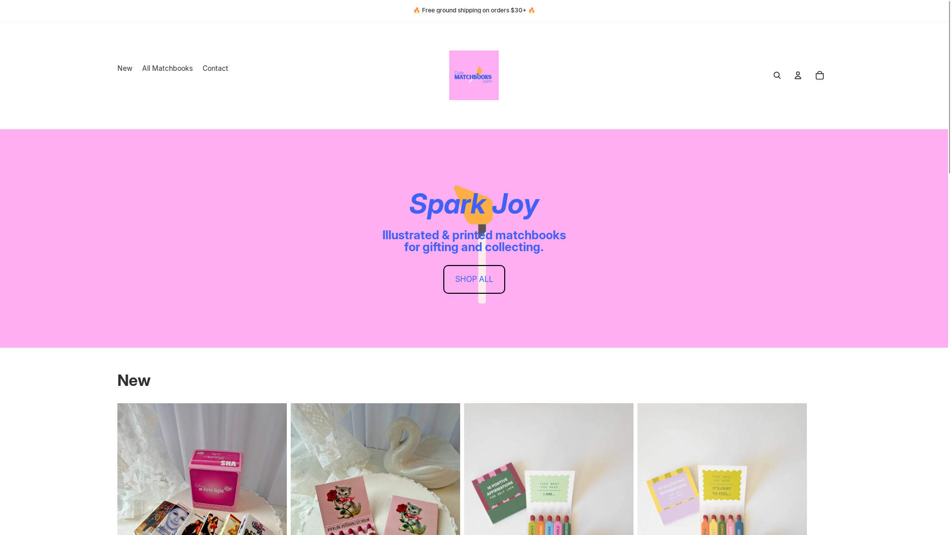 website screenshot of https://cutiematches.com/