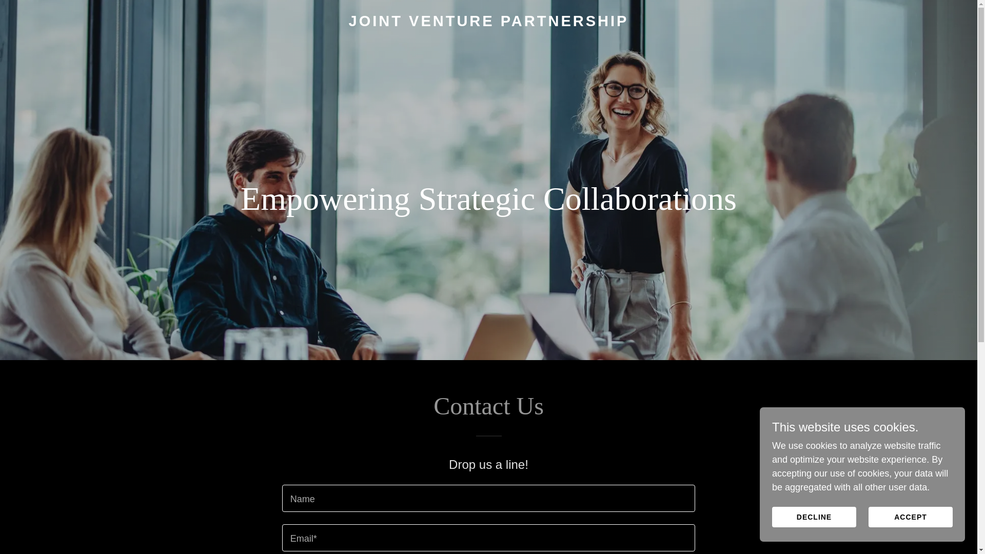 website screenshot of https://jointventurepartnership.co.uk/
