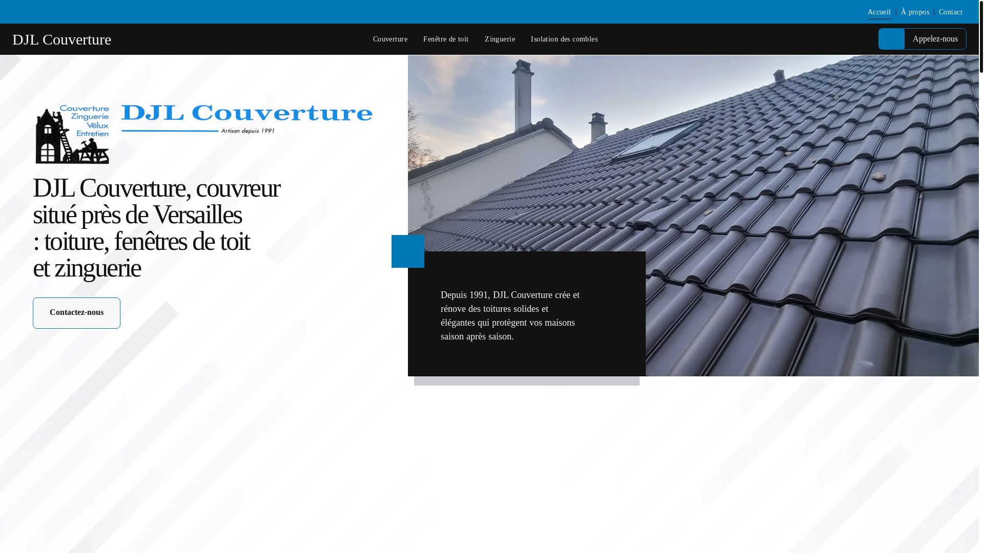 website screenshot of https://djl-couverture.com/