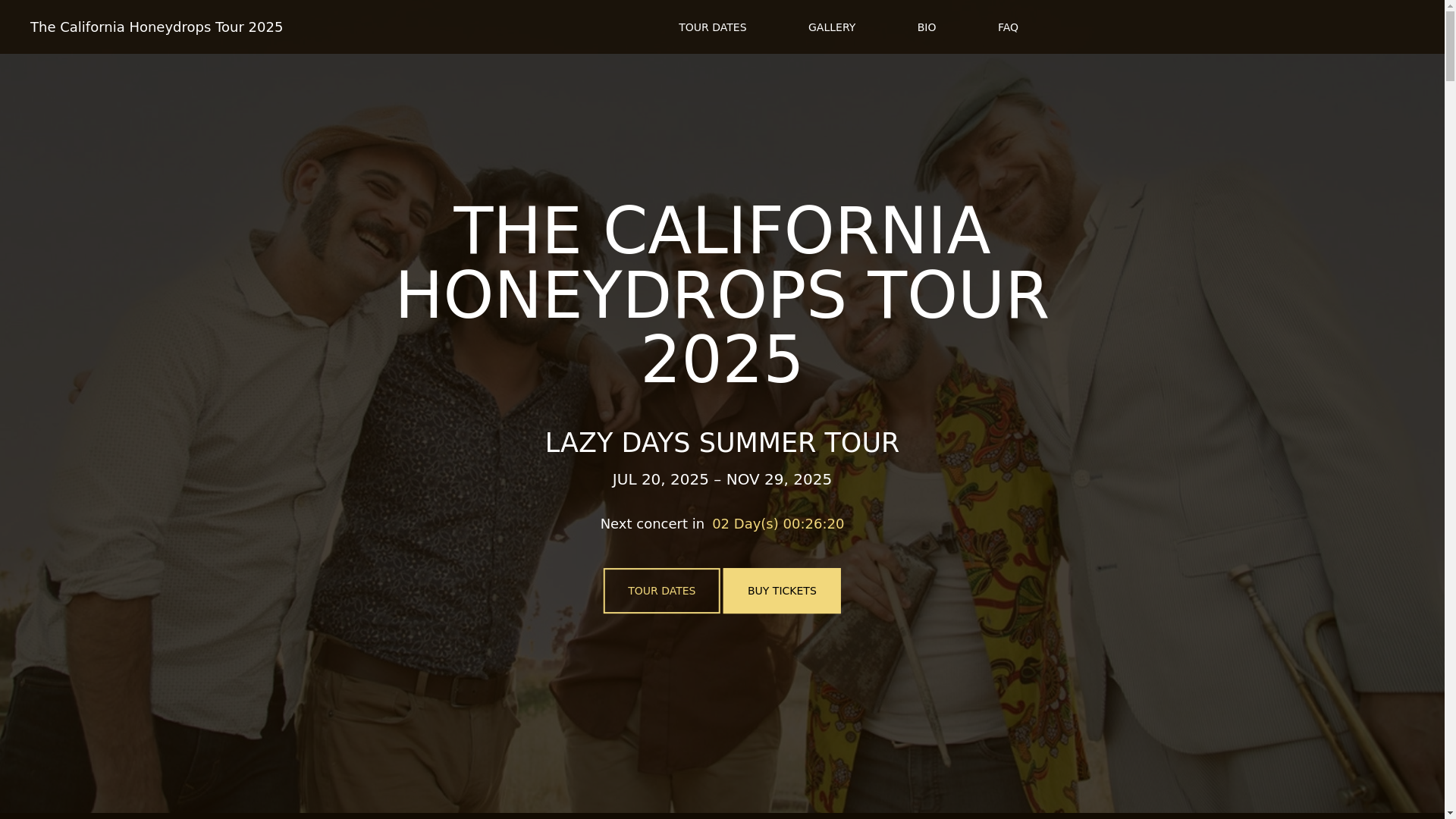 website screenshot of https://thecaliforniahoneydropstour-com-github-io.pages.dev/