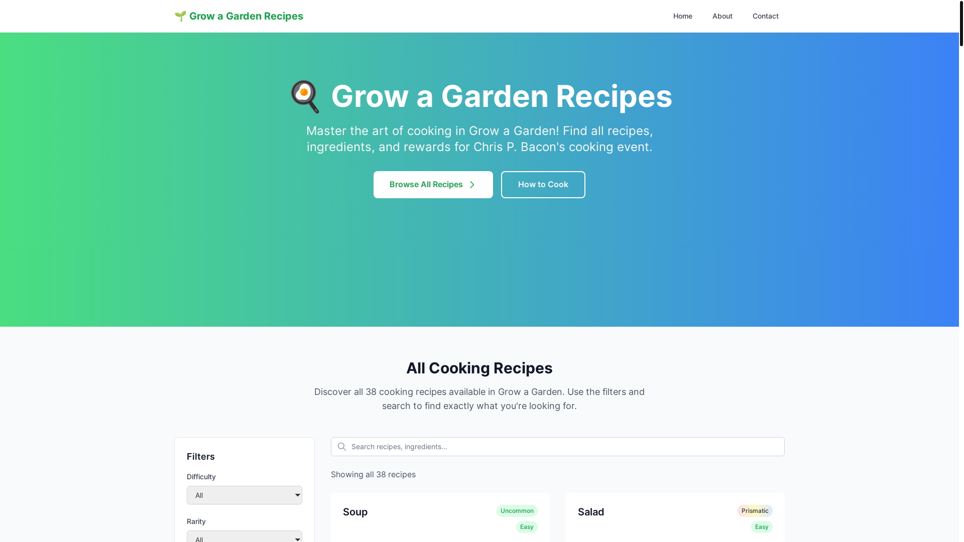 website screenshot of https://growagardenrecipe.pages.dev/