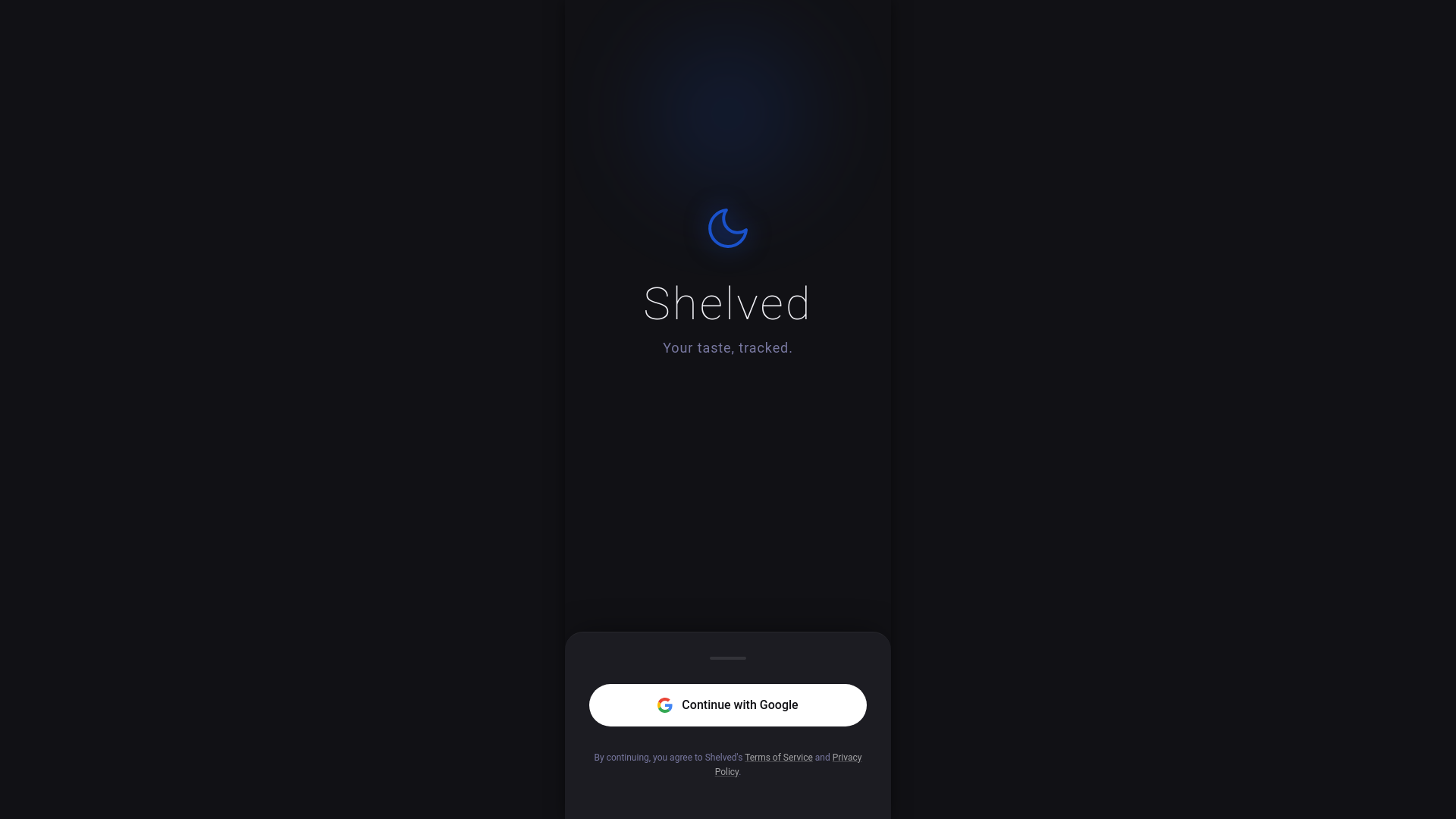 website screenshot of https://shelved.my.id/