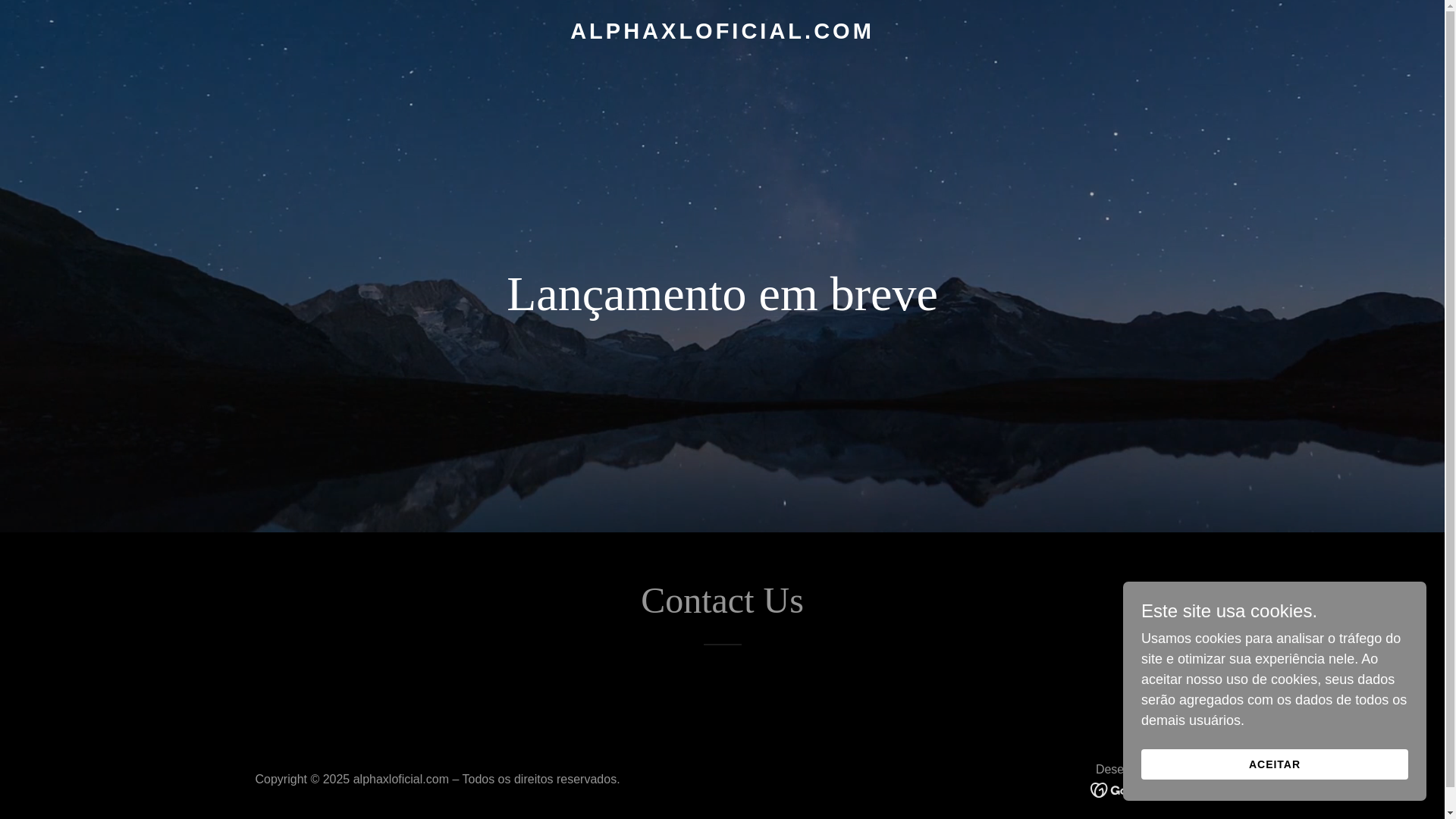 website screenshot of https://alphaxloficial.com/