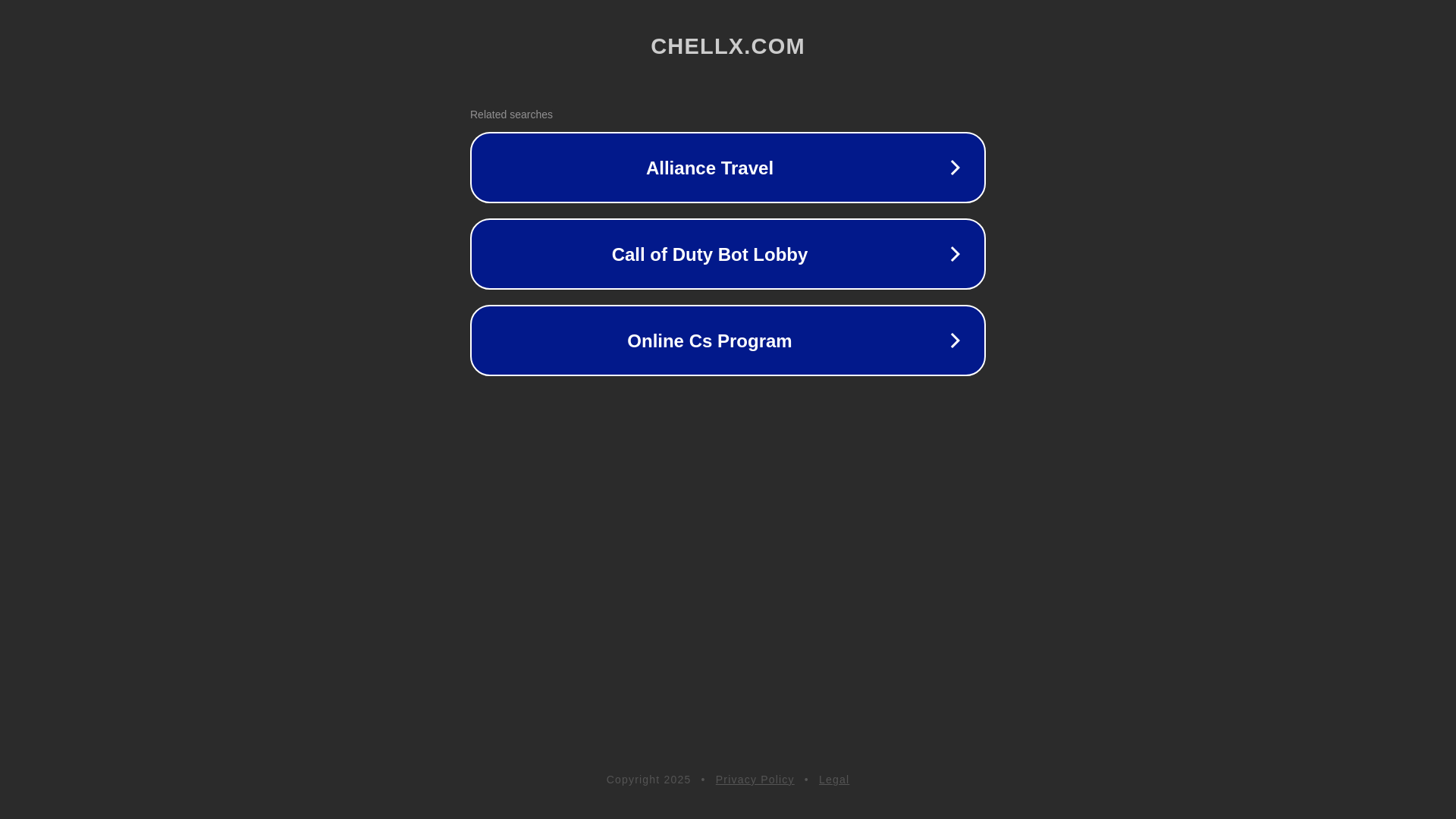 website screenshot of https://chellx.com/