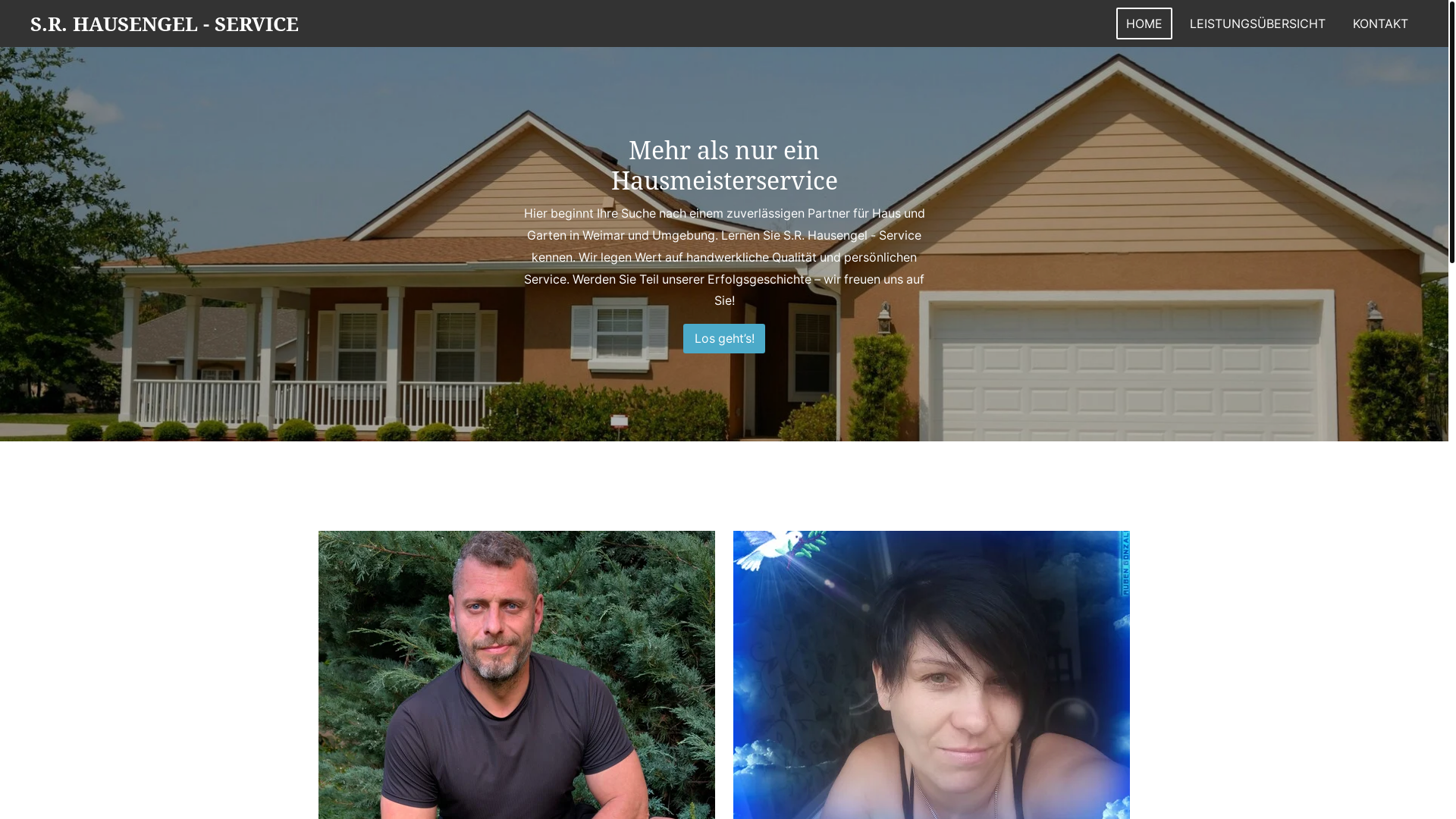 website screenshot of https://srhausengel-service.com/