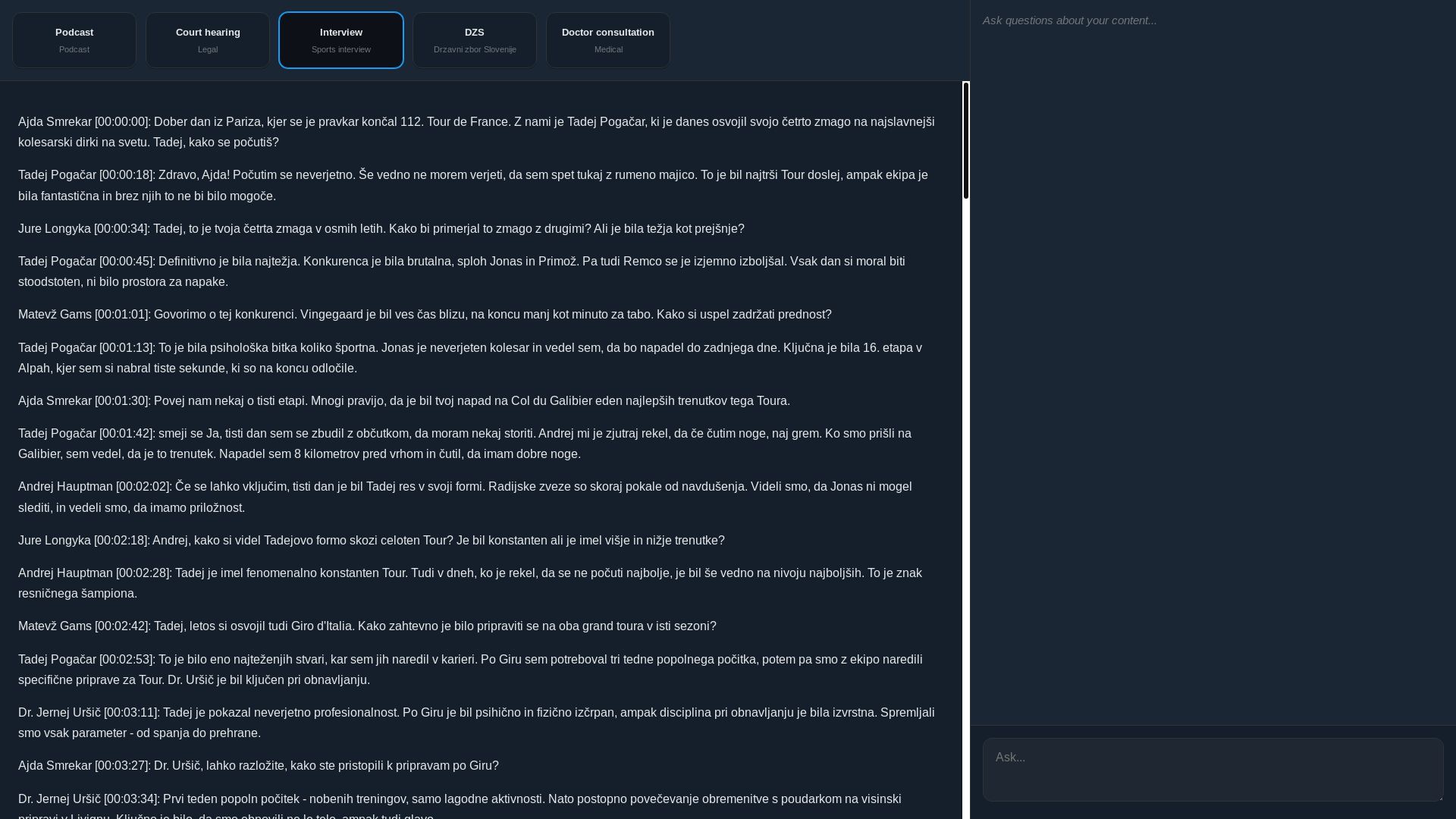 website screenshot of https://trubar-ai-test.pages.dev/