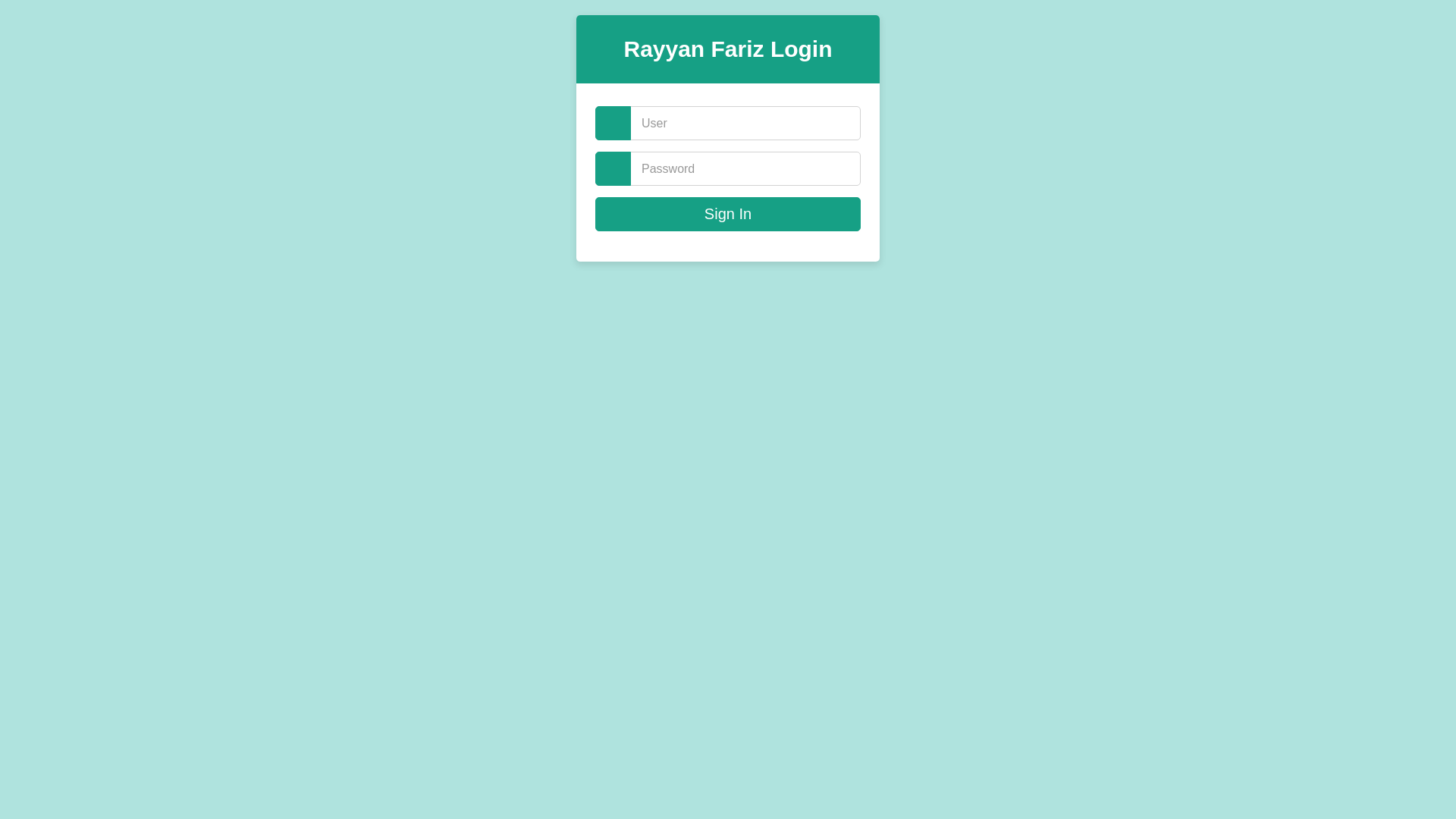 website screenshot of https://rayyanfariz.web.id/