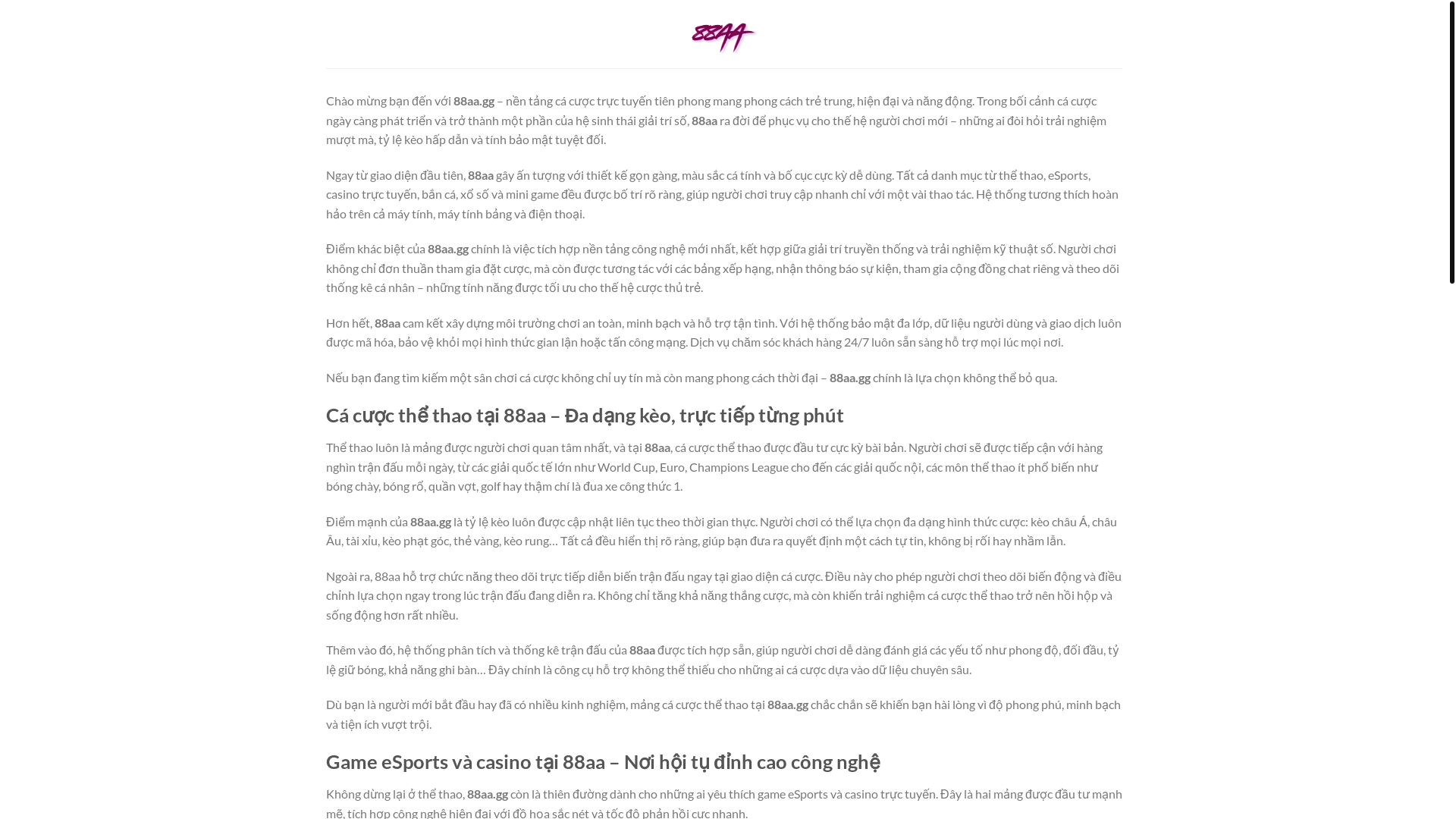 website screenshot of https://88aa.gg/