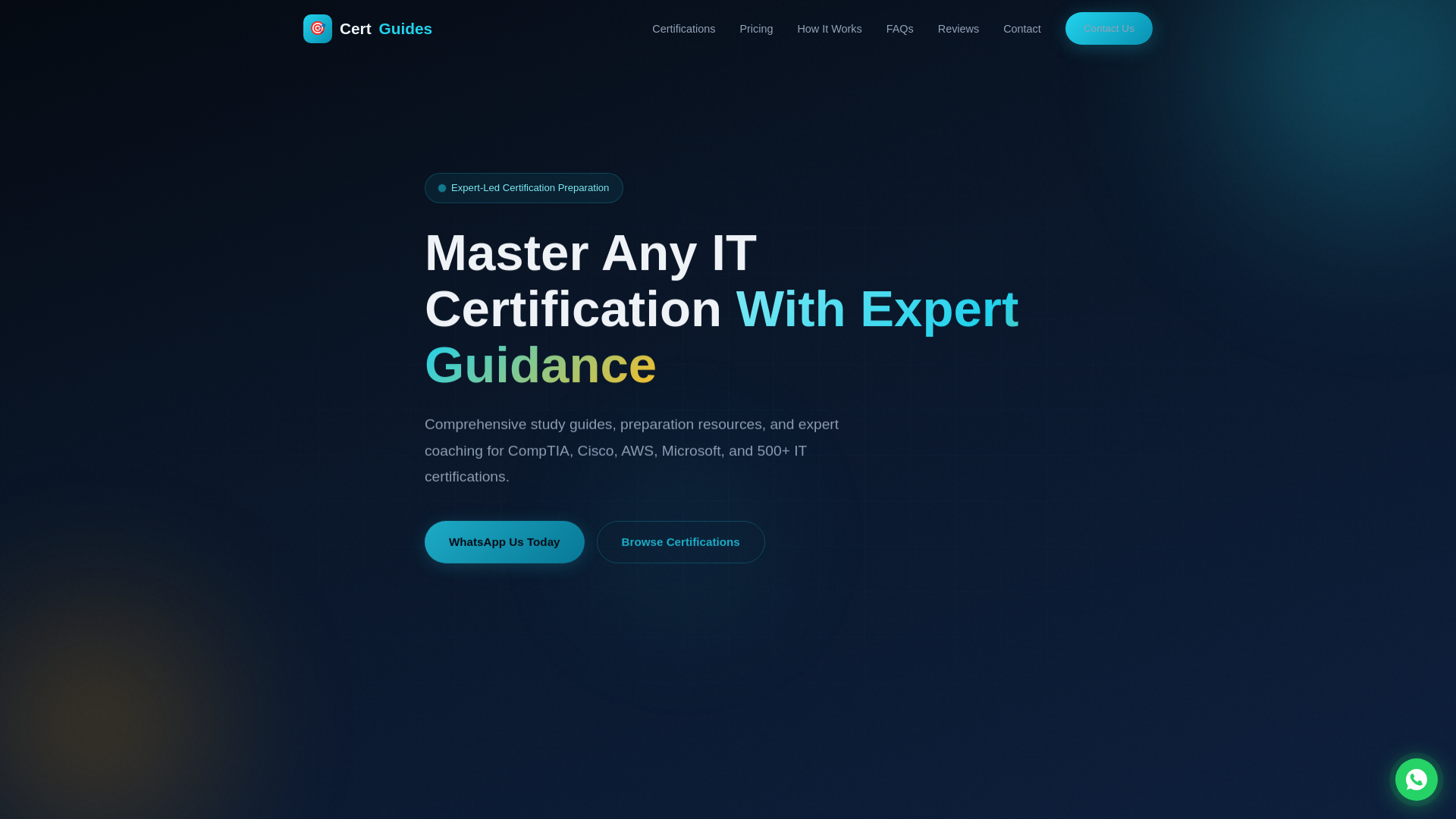 website screenshot of https://cerguides.com/