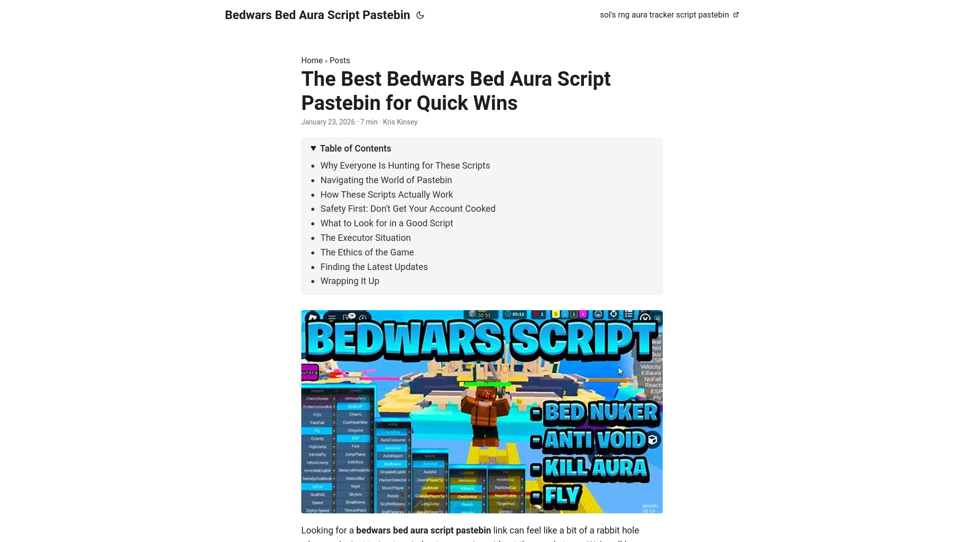website screenshot of https://bedwarsbedaurascriptpastebin.pages.dev/