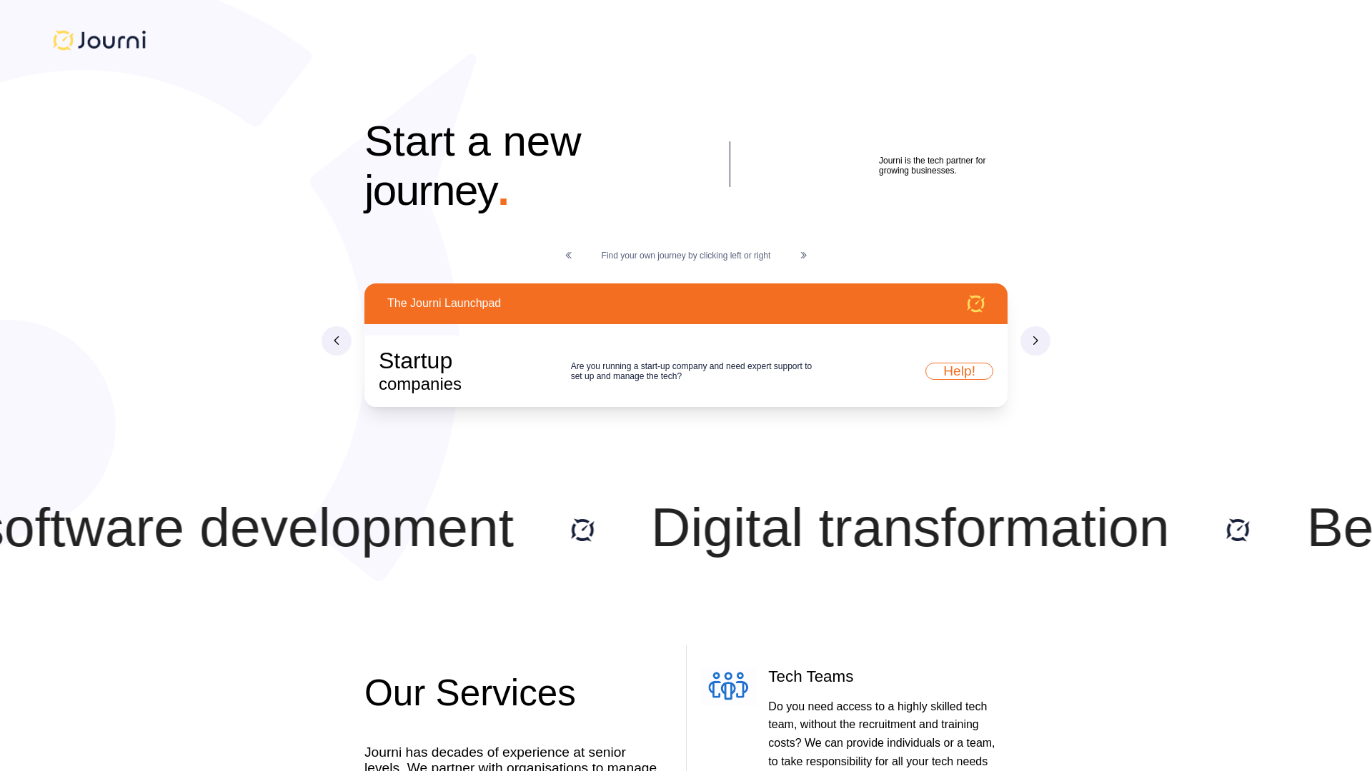 website screenshot of https://www.journiadd.com/