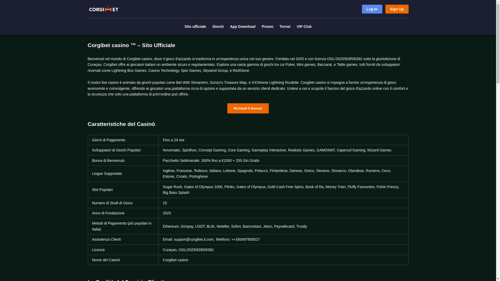 website screenshot of https://corgibet-it-com.pages.dev/