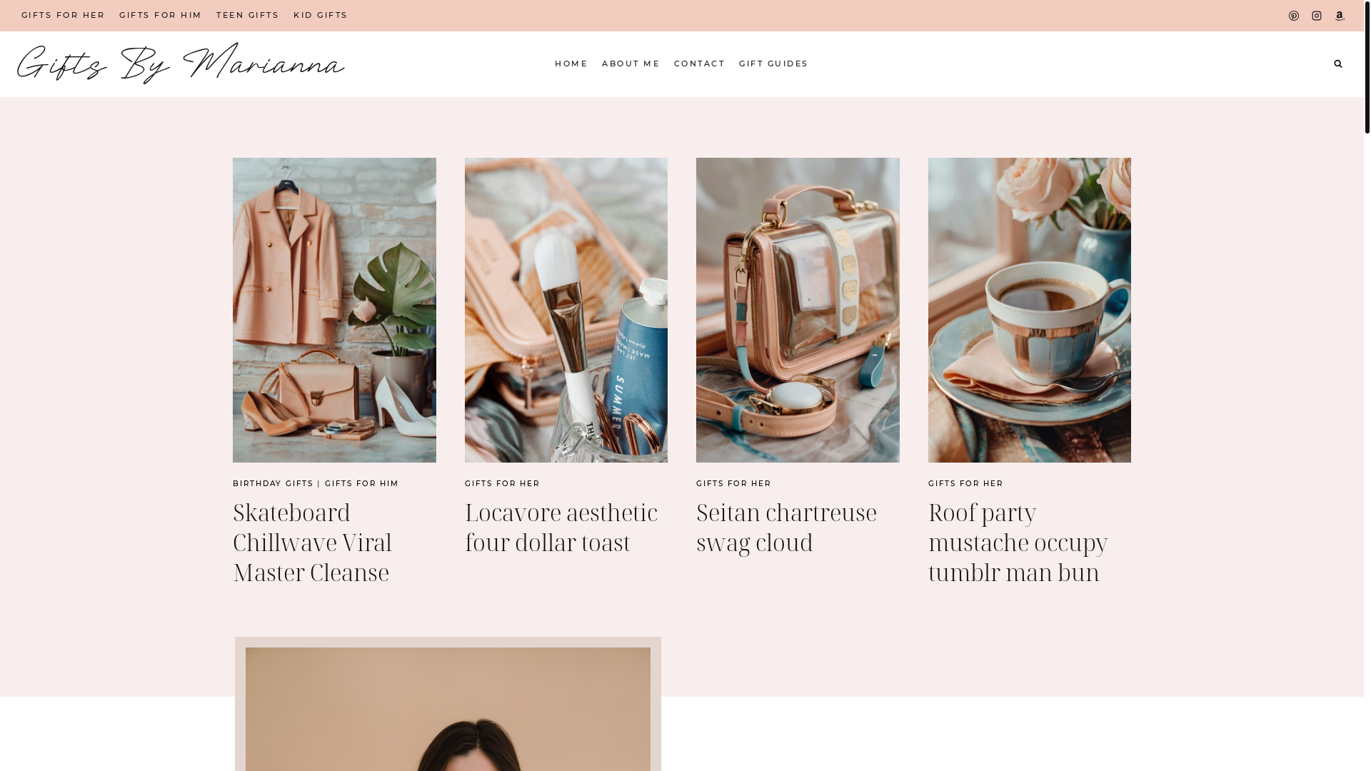 website screenshot of https://giftsbymarianna.com/