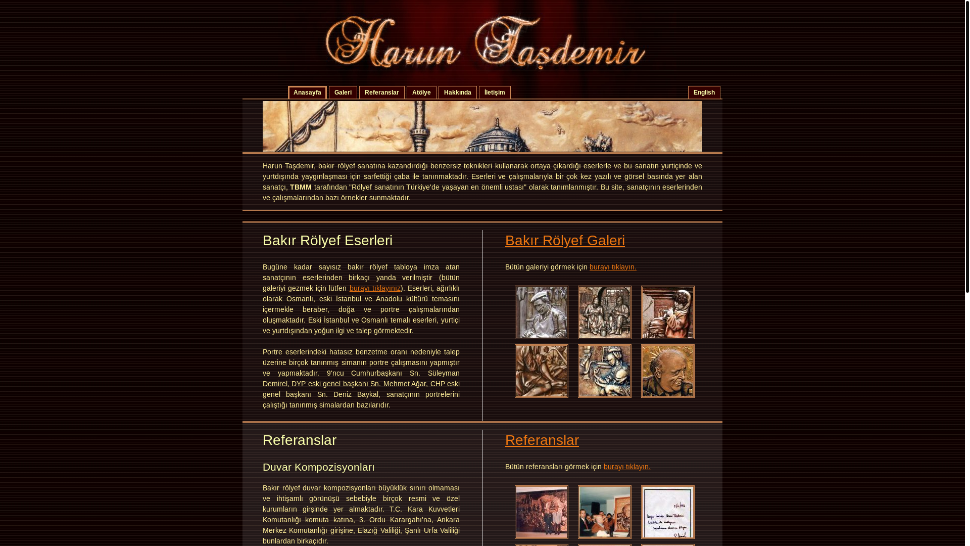 website screenshot of https://haruntasdemir.pages.dev/