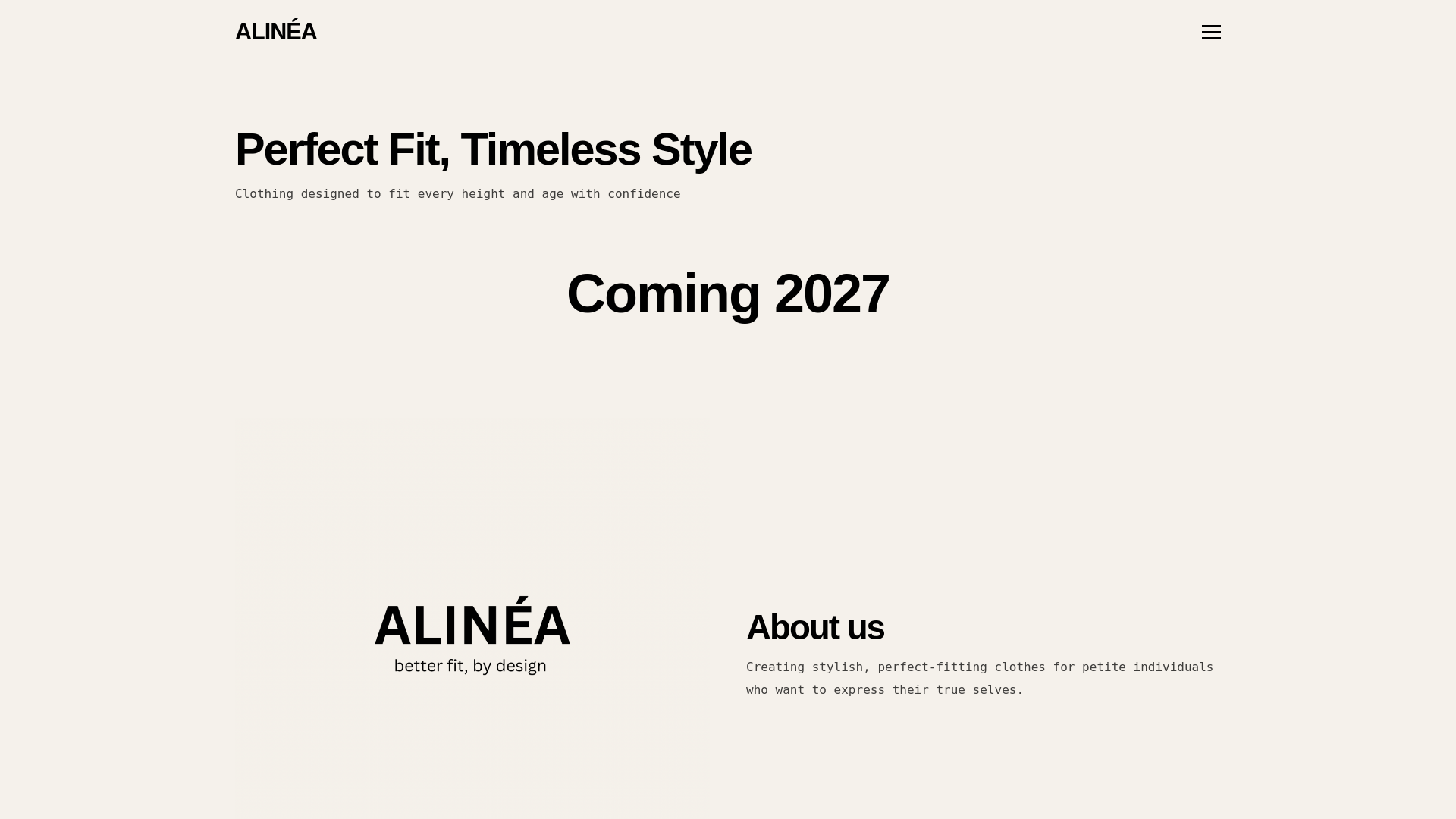 website screenshot of https://alineastudio.co.uk/