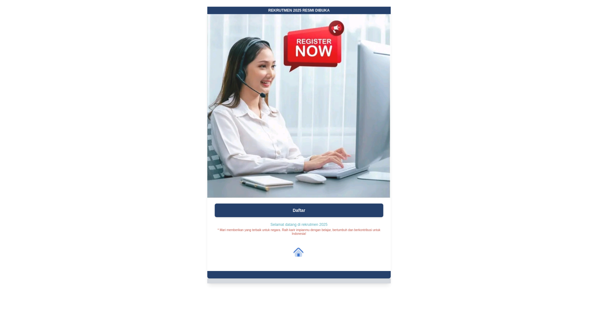 website screenshot of https://daftarsekarangapps.at1l1.com/