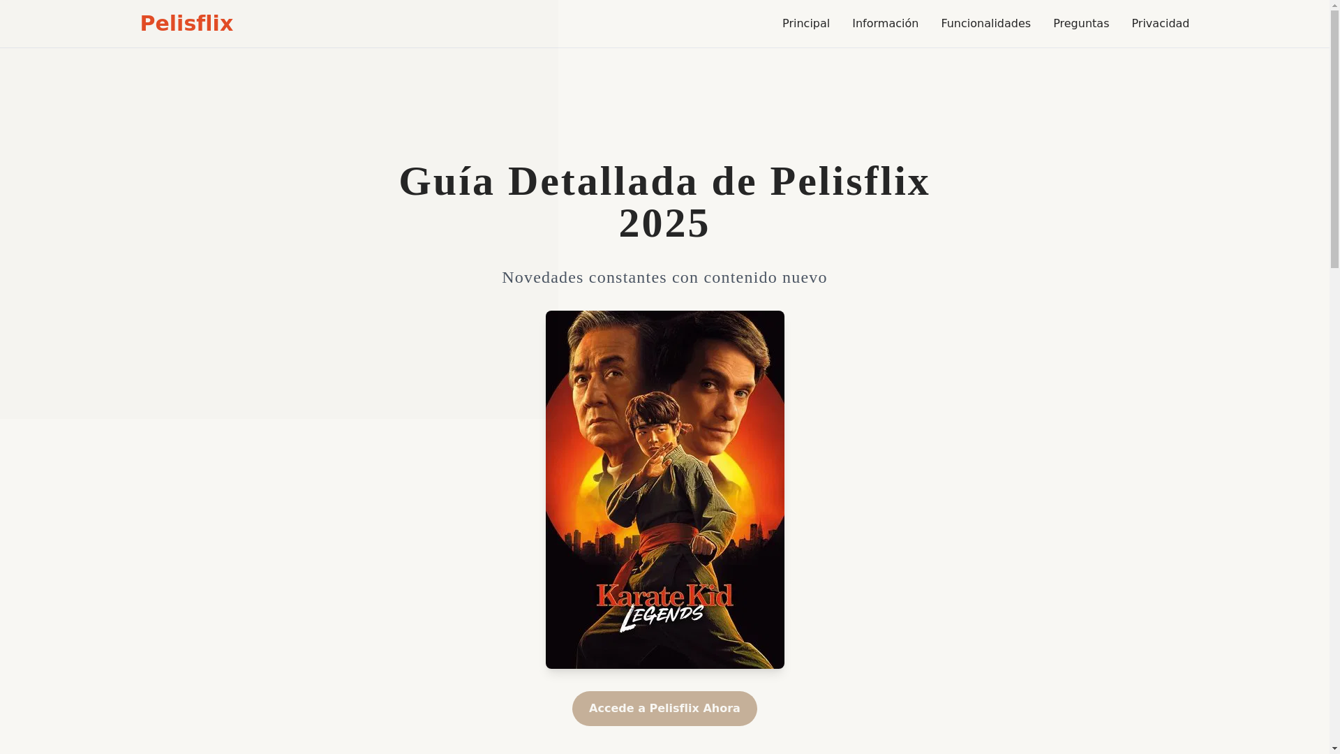 website screenshot of https://pelisflix-any8.pages.dev/