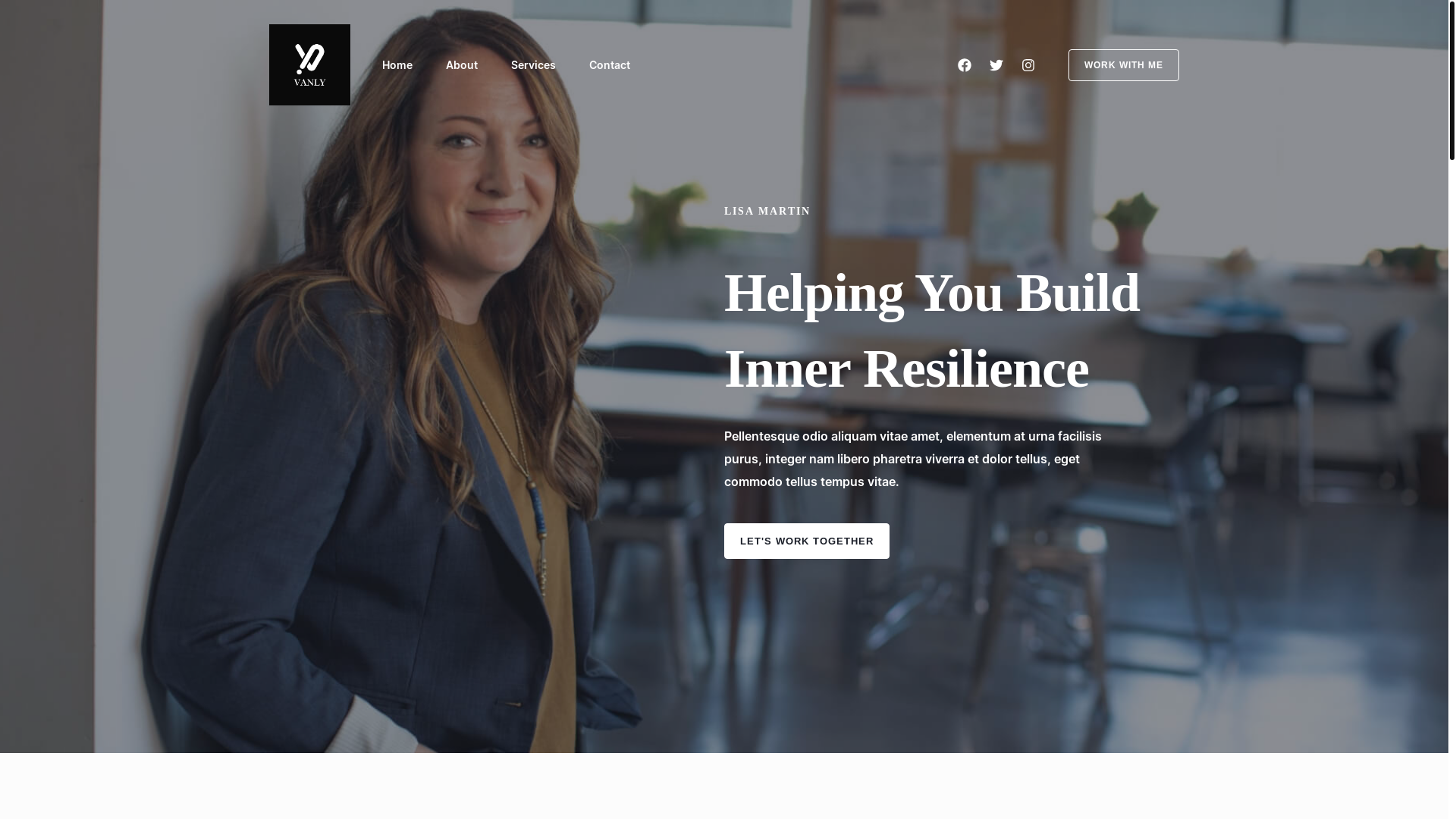 website screenshot of https://vanly.in/