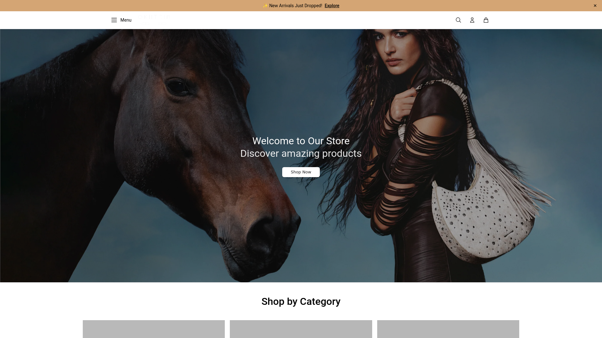 website screenshot of https://okhteinstylelab.shop/