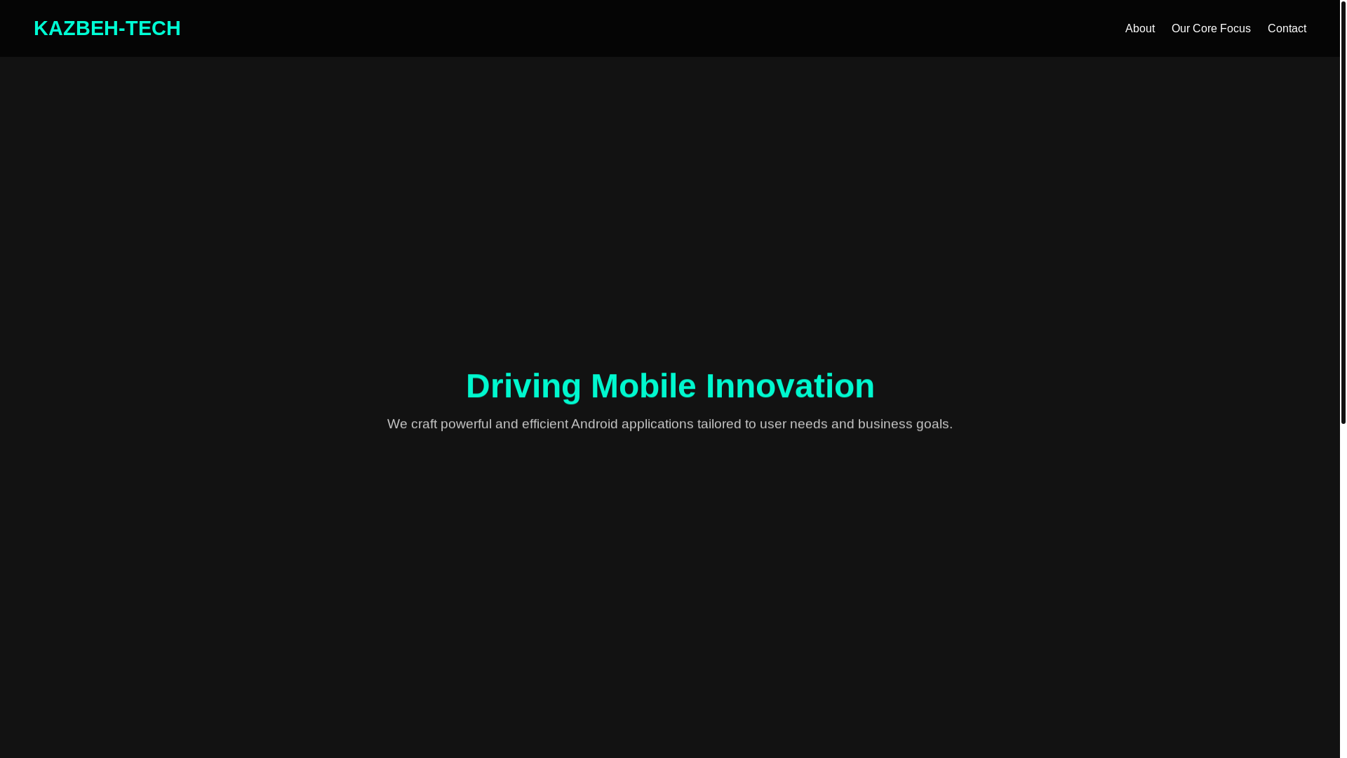 website screenshot of https://kazbeh-tech.uno/