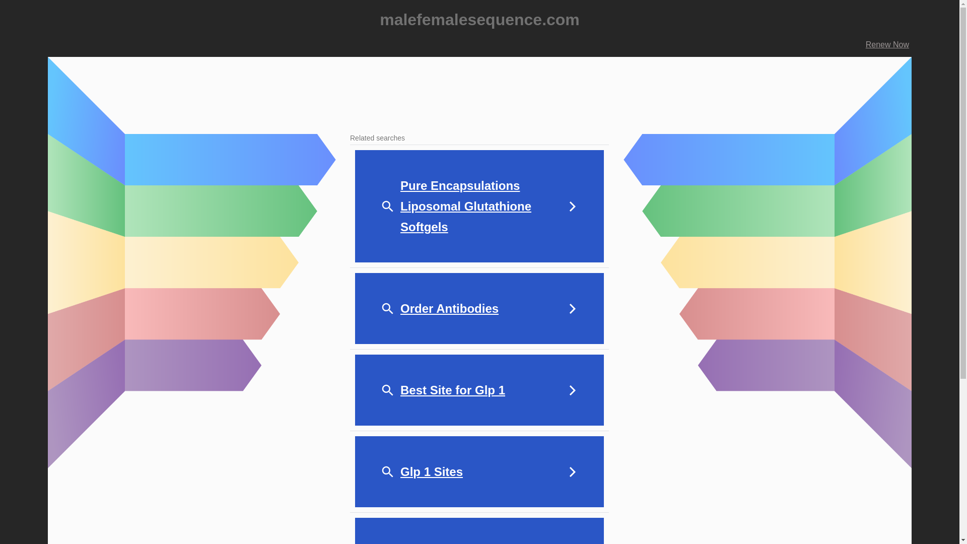 website screenshot of https://malefemalesequence.com/