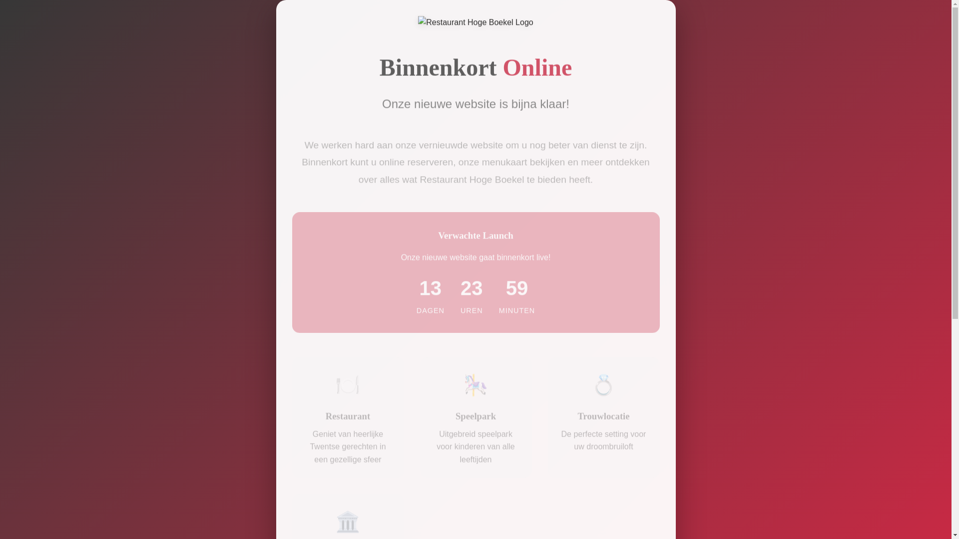 website screenshot of https://hogeboekelevents.com/