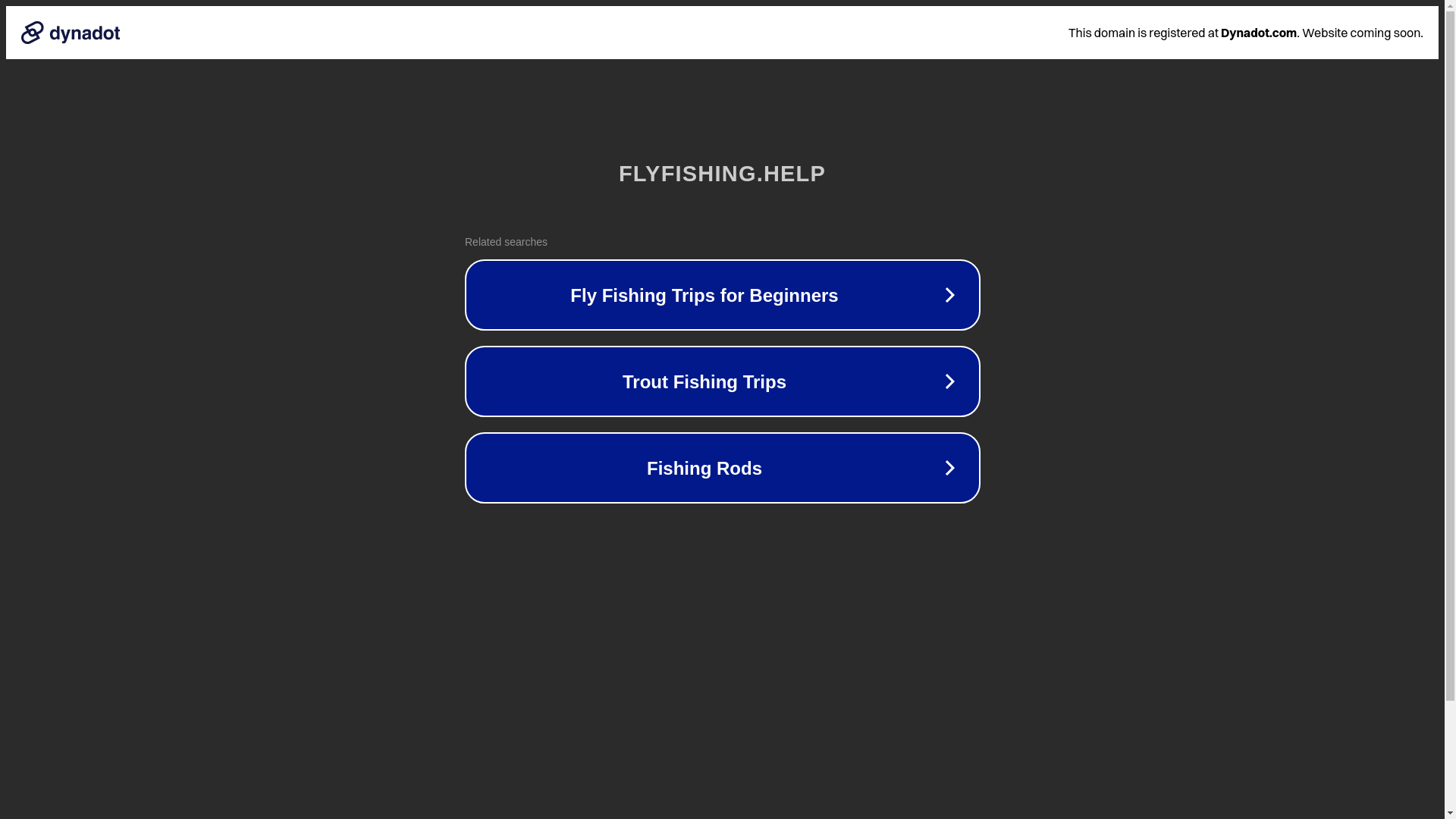 website screenshot of https://flyfishing.help/