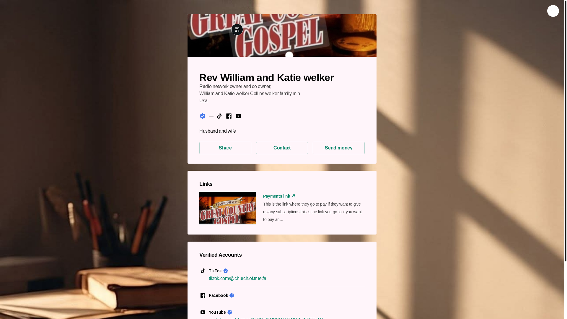 website screenshot of https://thekingdomvoiceministries.world/