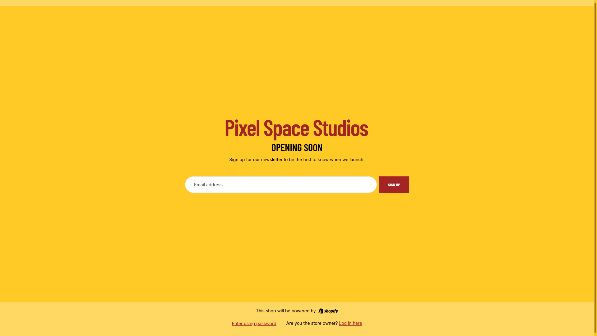 website screenshot of https://studiopixelspace.com/