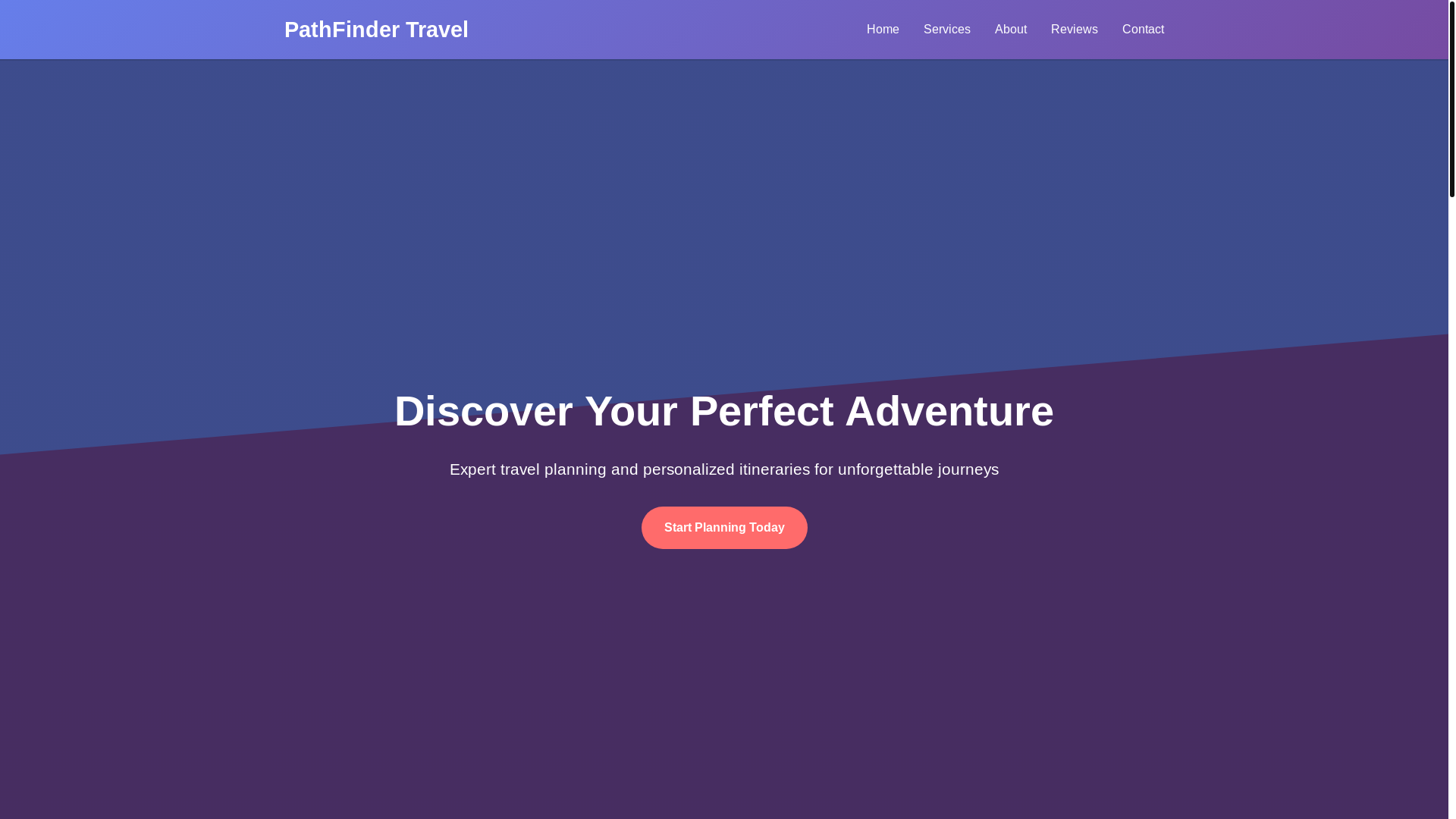 website screenshot of https://pathfindertravel.best/