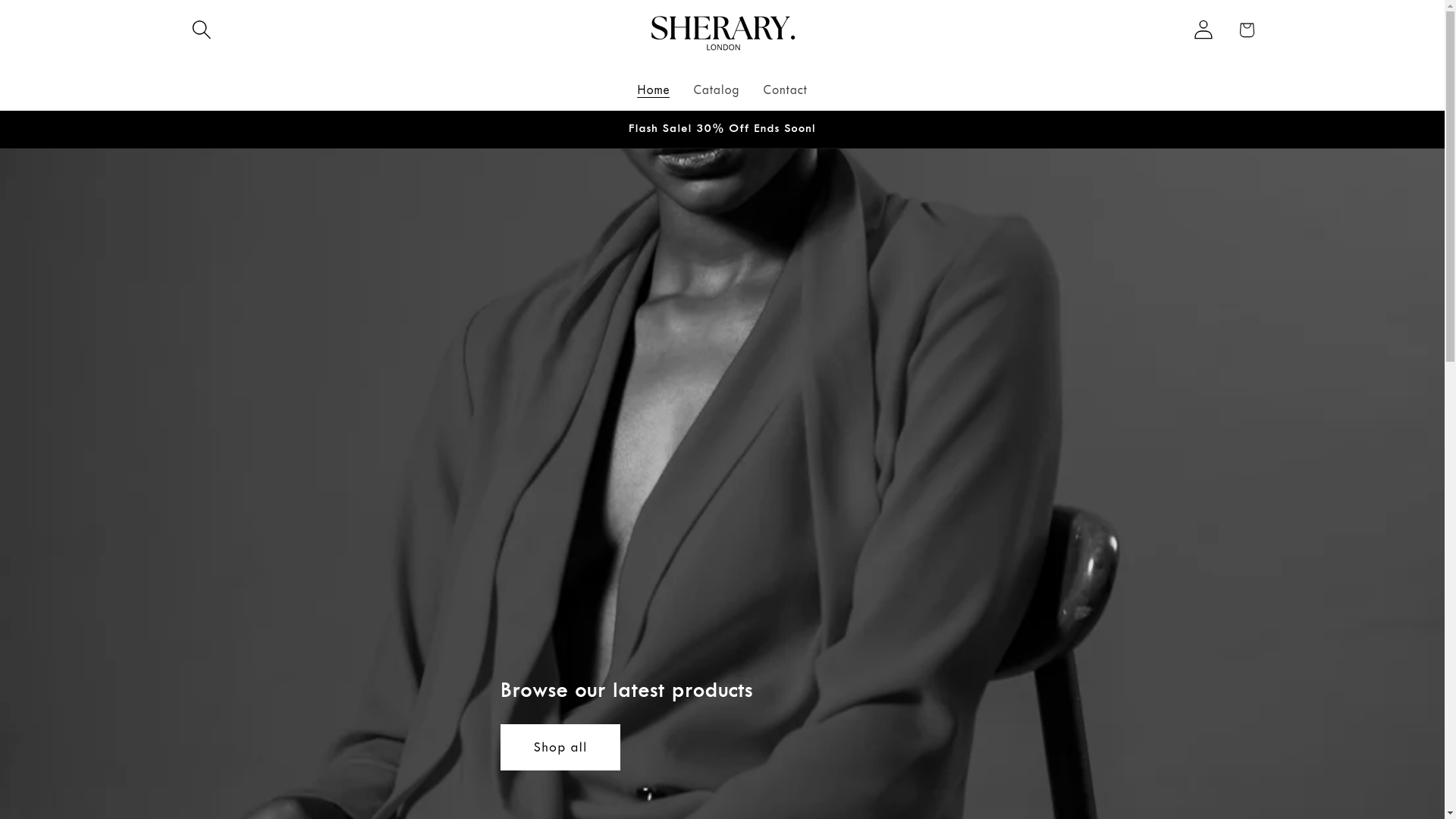 website screenshot of https://sherary.com/
