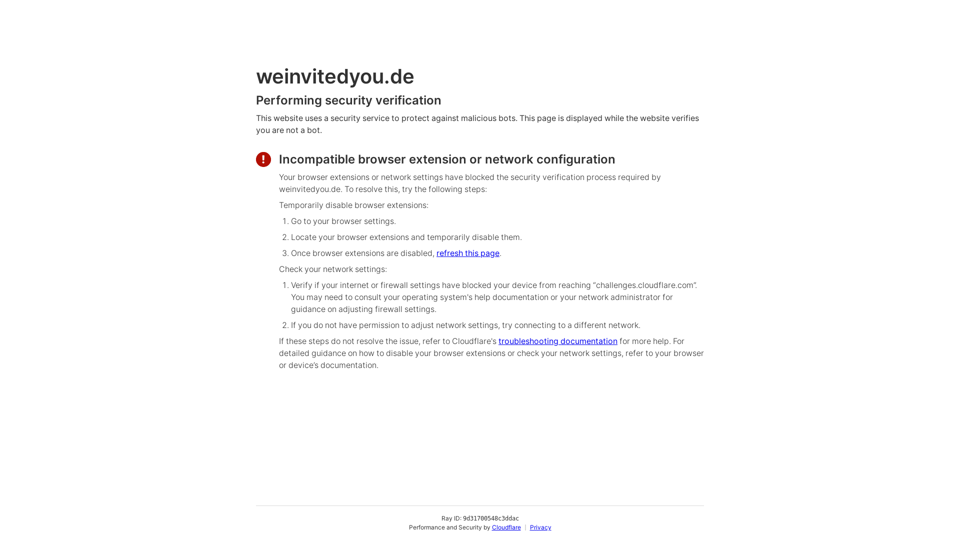 website screenshot of https://weinvitedyou.de/