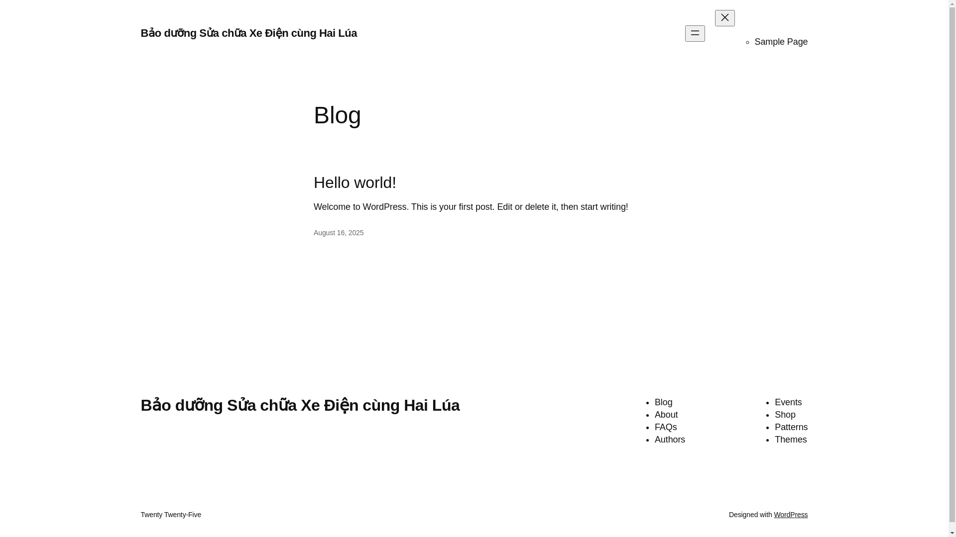 website screenshot of https://suaxedienhailua.com/