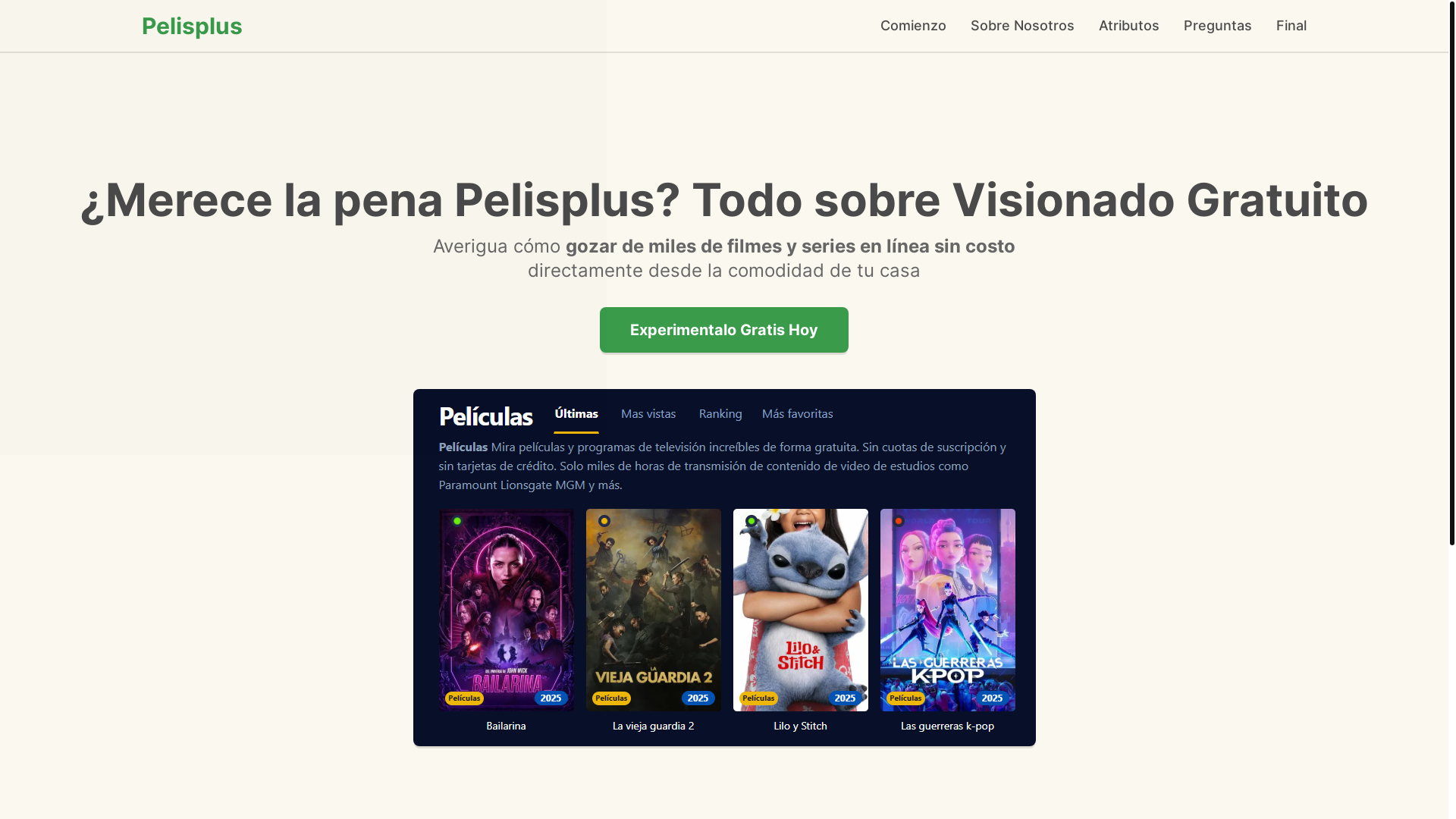 website screenshot of https://pelisplus-vab8.pages.dev/