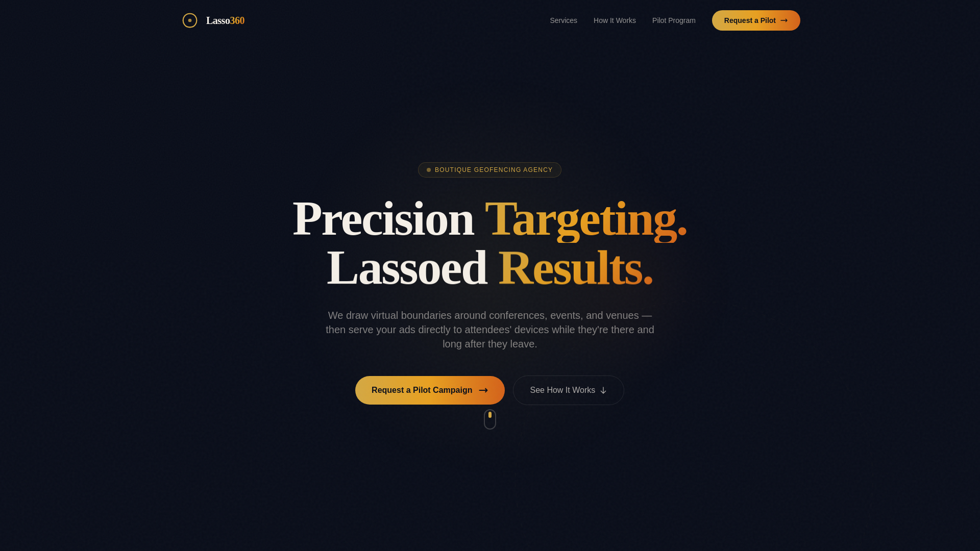 website screenshot of https://lasso360-website.pages.dev/