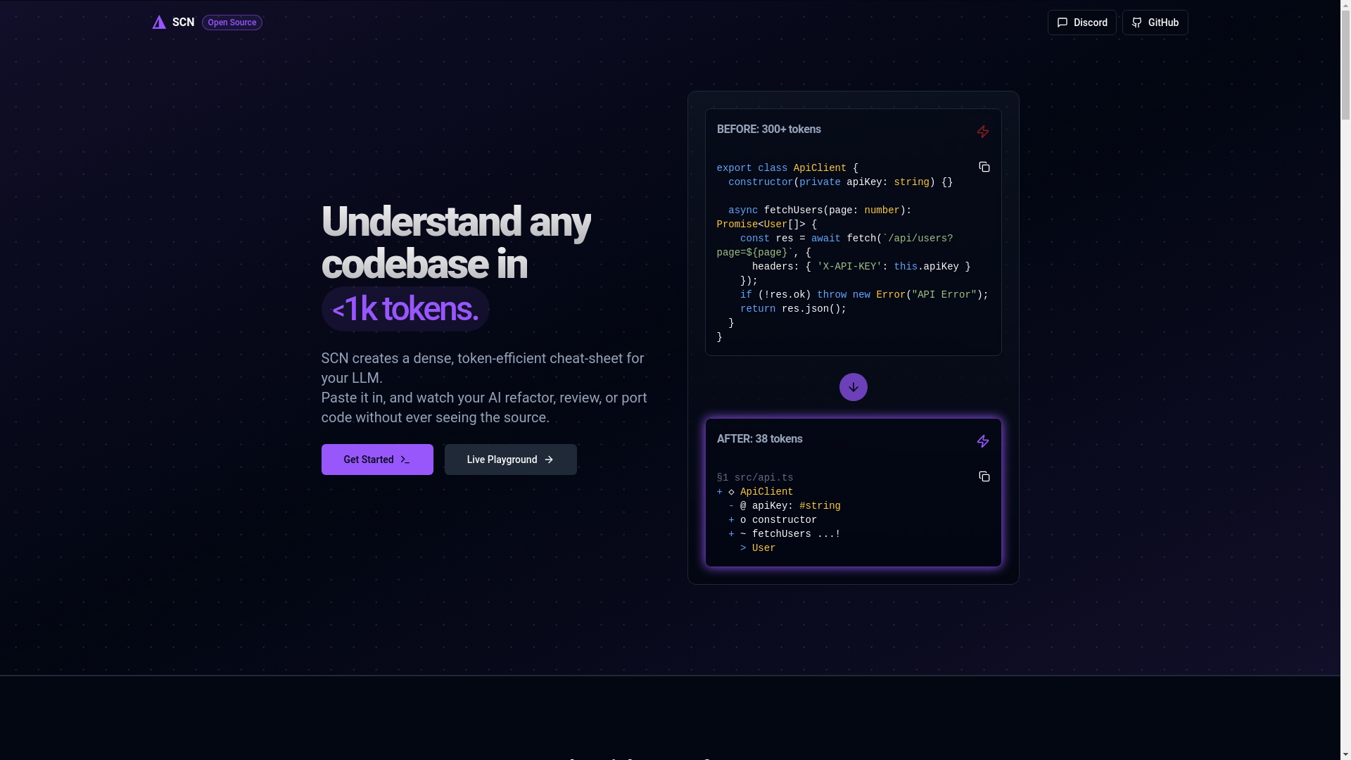 website screenshot of https://scn-landing-web.pages.dev/