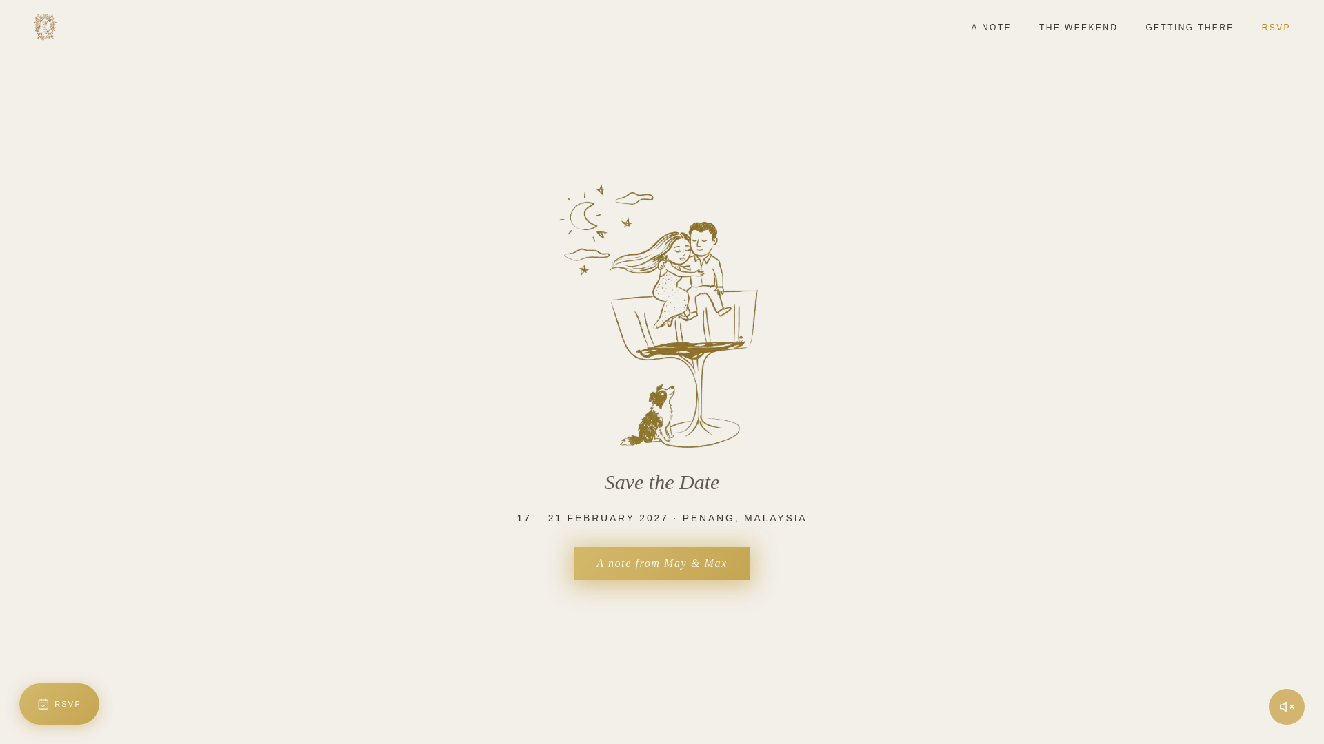 website screenshot of https://mayandmax.co/