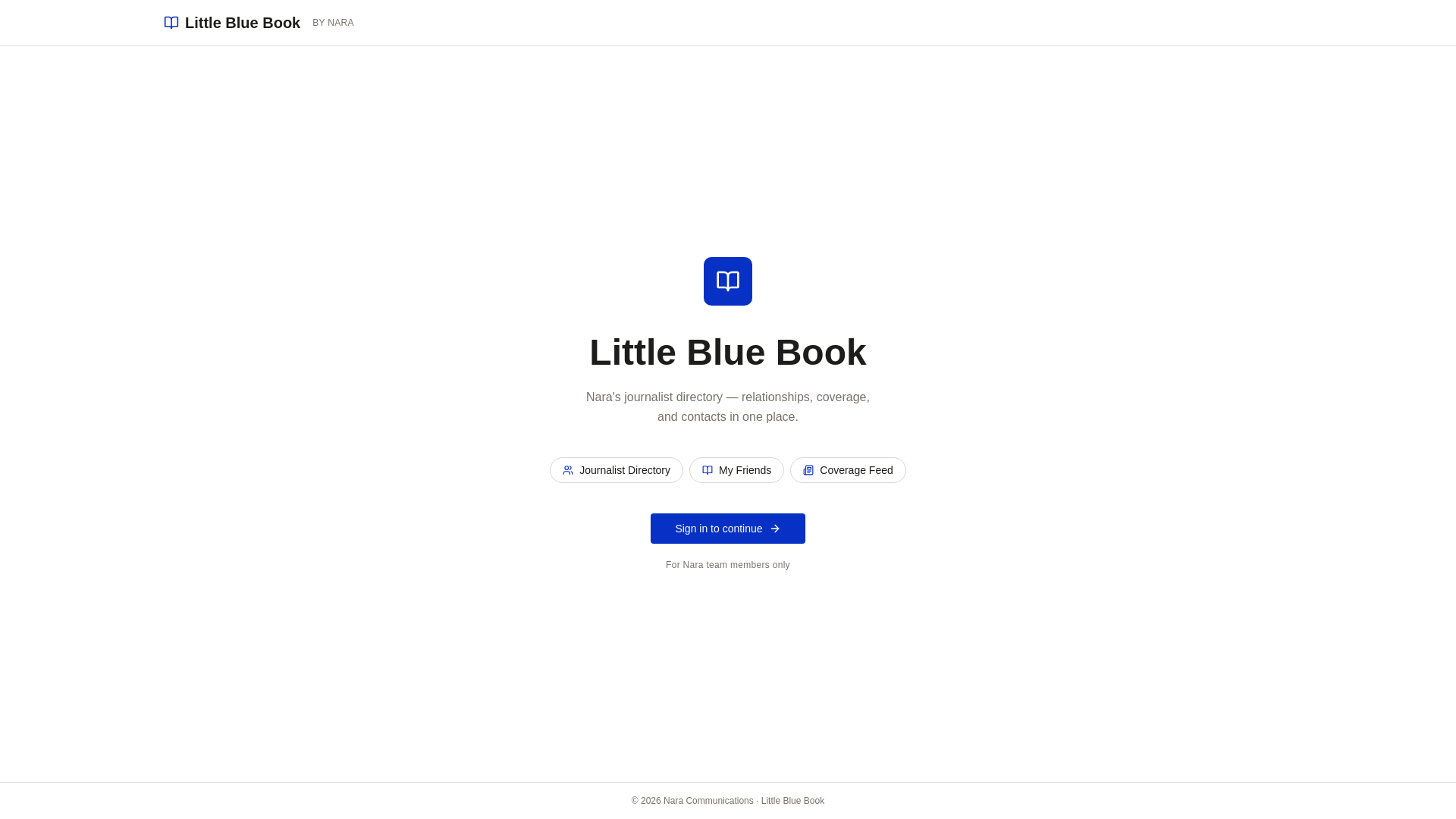 website screenshot of https://littlebluebook.uk/