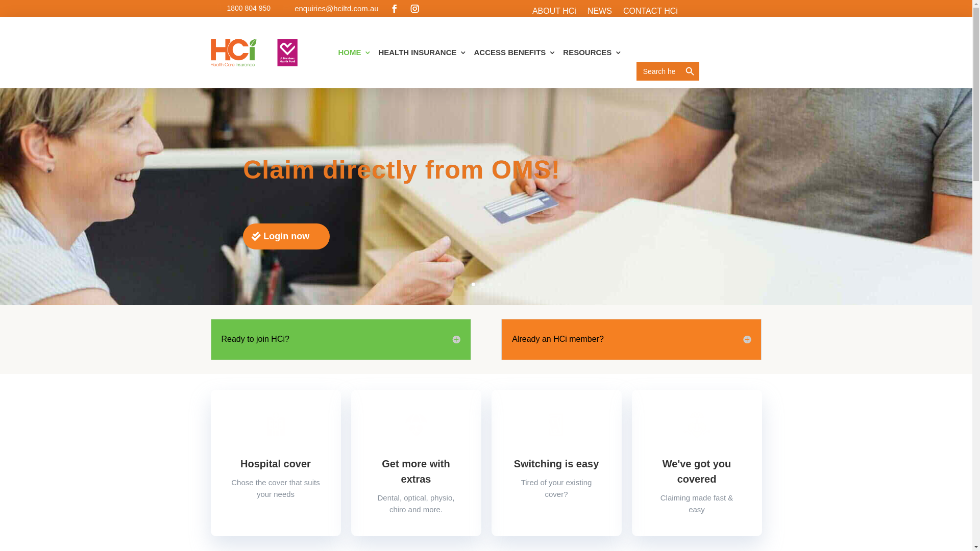 website screenshot of https://www.hciltd.com.au/