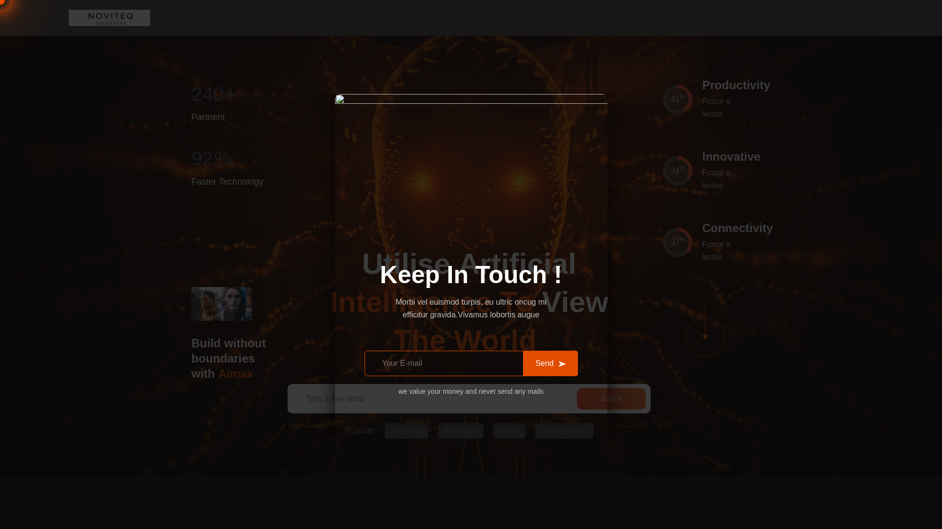 website screenshot of https://noviteq-solutions.com/