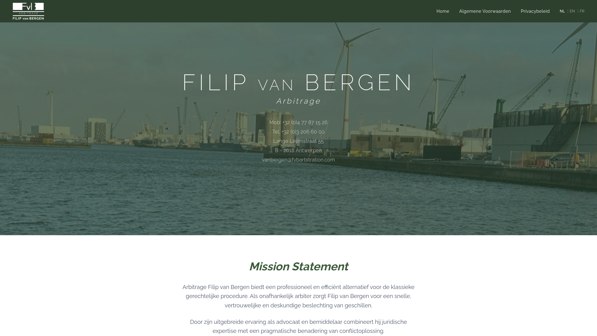 website screenshot of https://fvbarbitration.pages.dev/